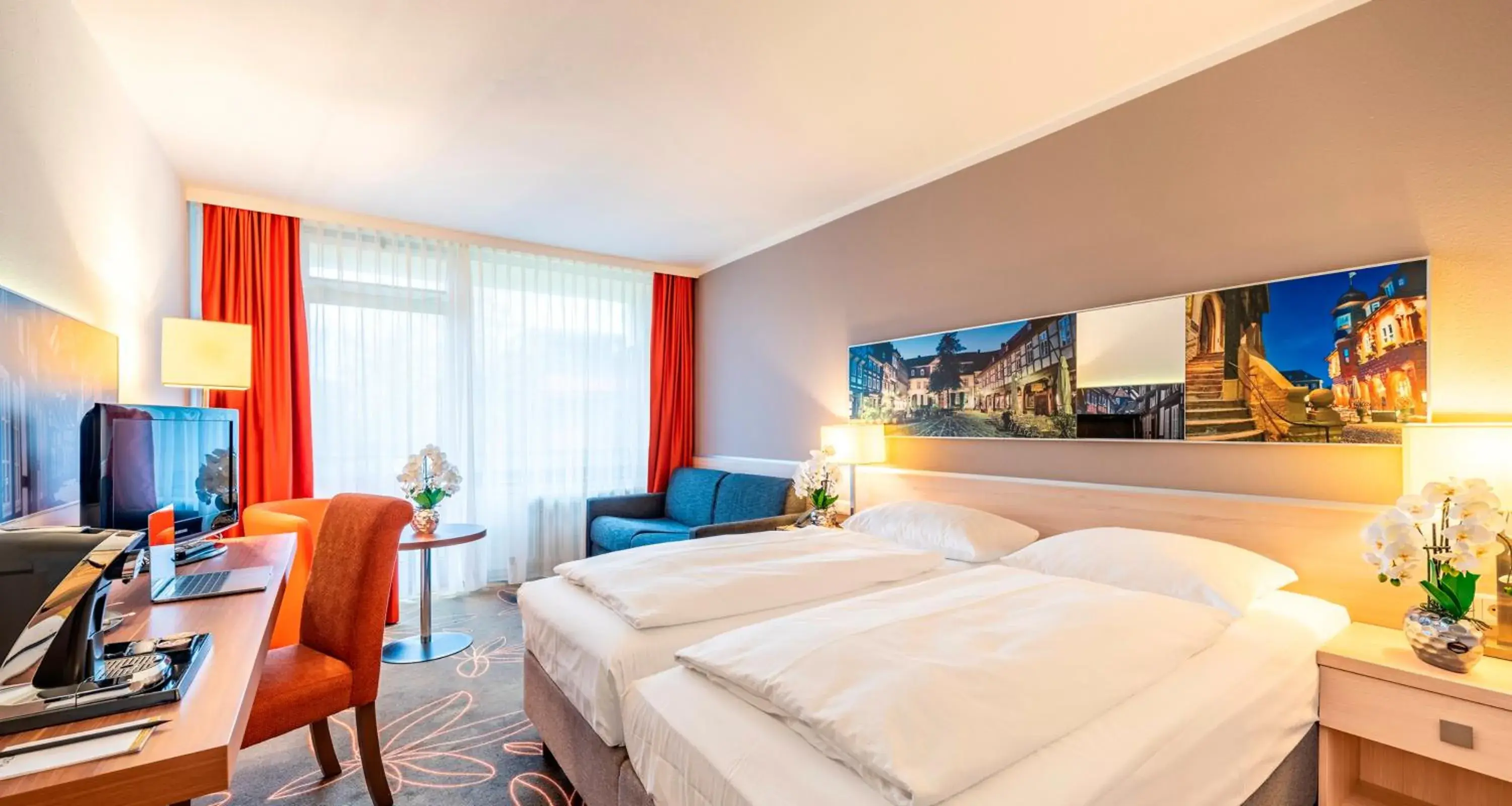 Bed in H+ Hotel Goslar Bed in H+ Hotel Goslar