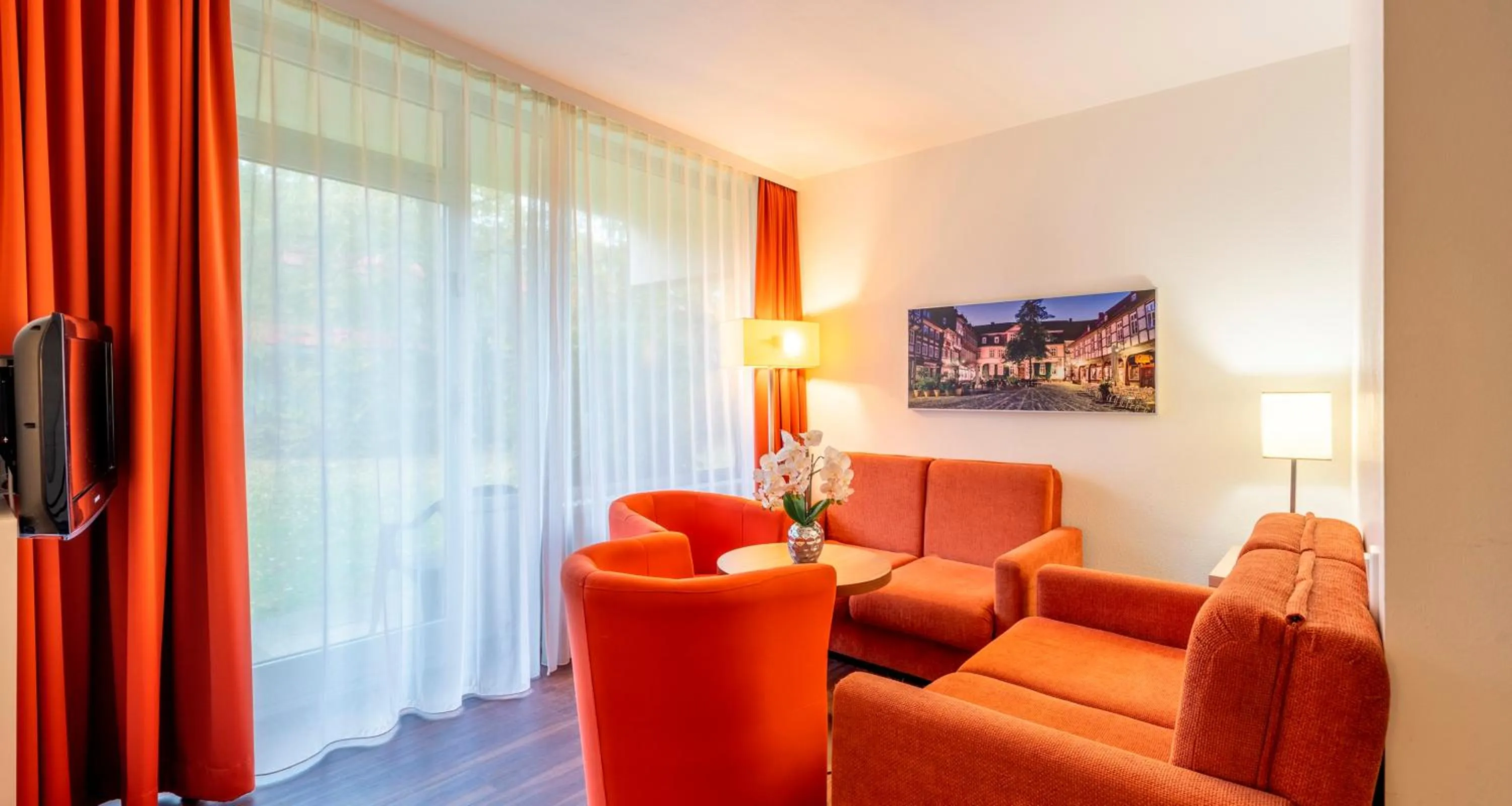 Seating area in PLAZA INN Goslar