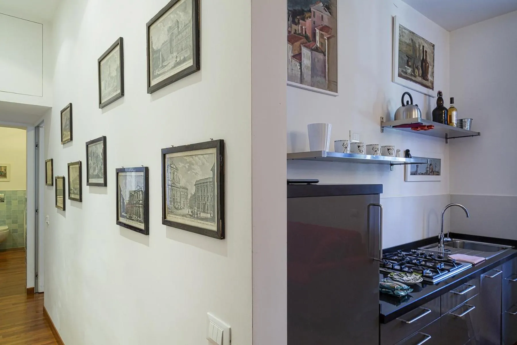 Kitchen or kitchenette in Cozy Family Apartment in Castelletto by Wonderful Italy