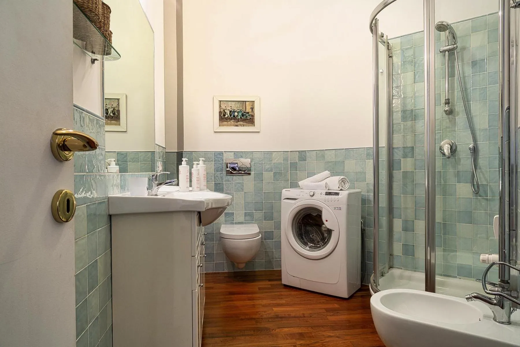 Bathroom in Cozy Family Apartment in Castelletto by Wonderful Italy