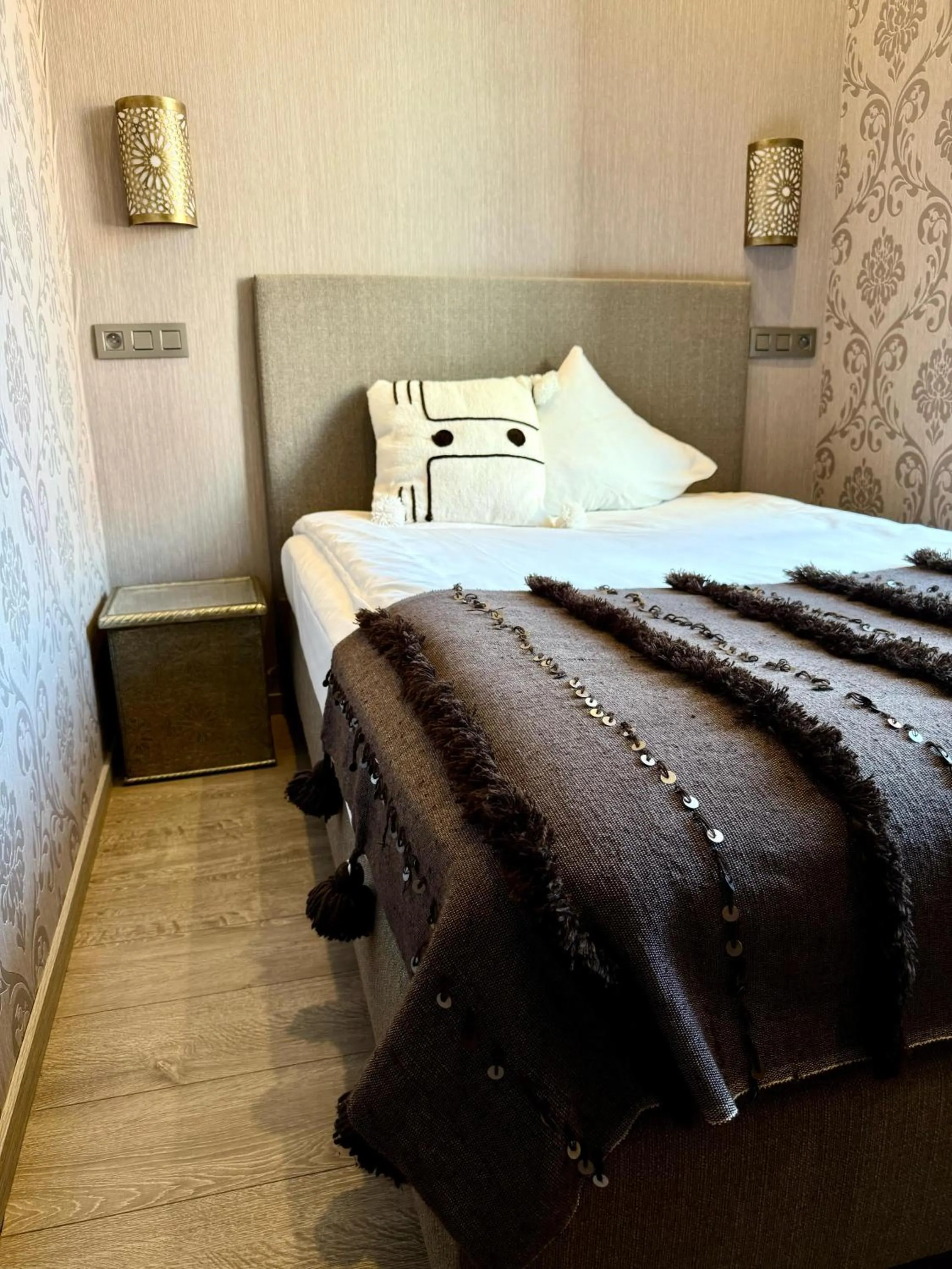 Bed in Ryad Mogador Liège