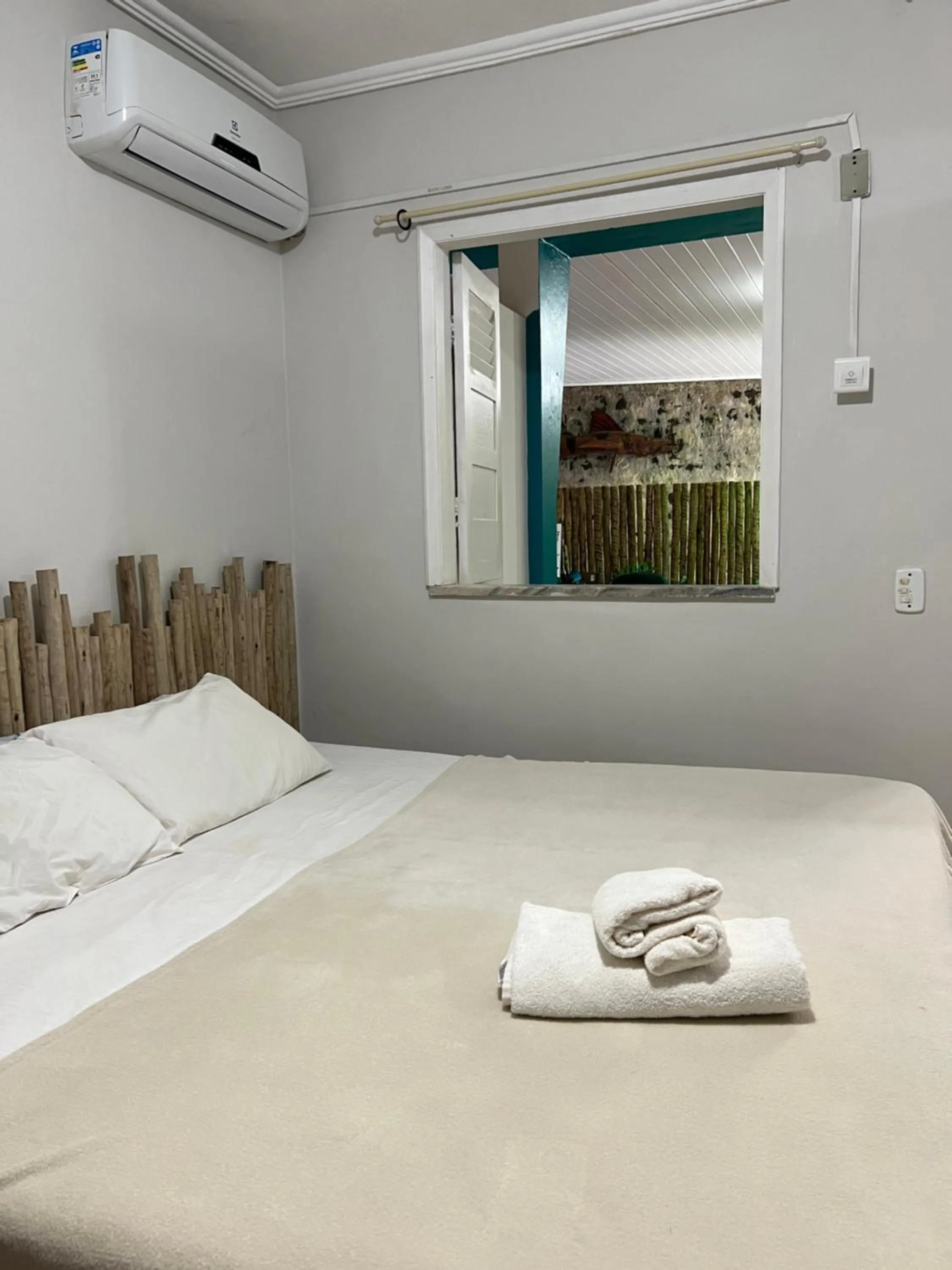 Bed in Pousada Nativo