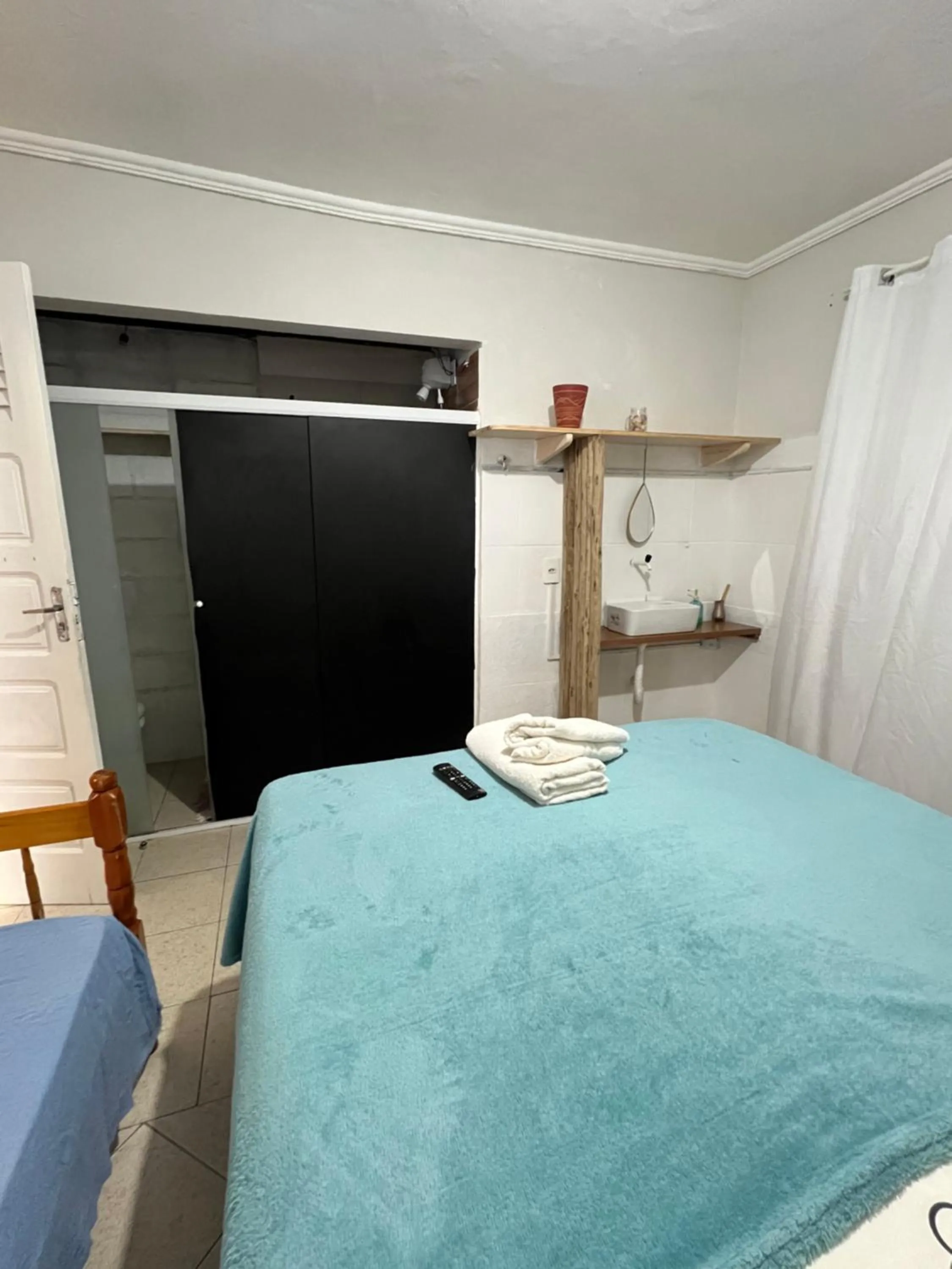 Bed in Pousada Nativo