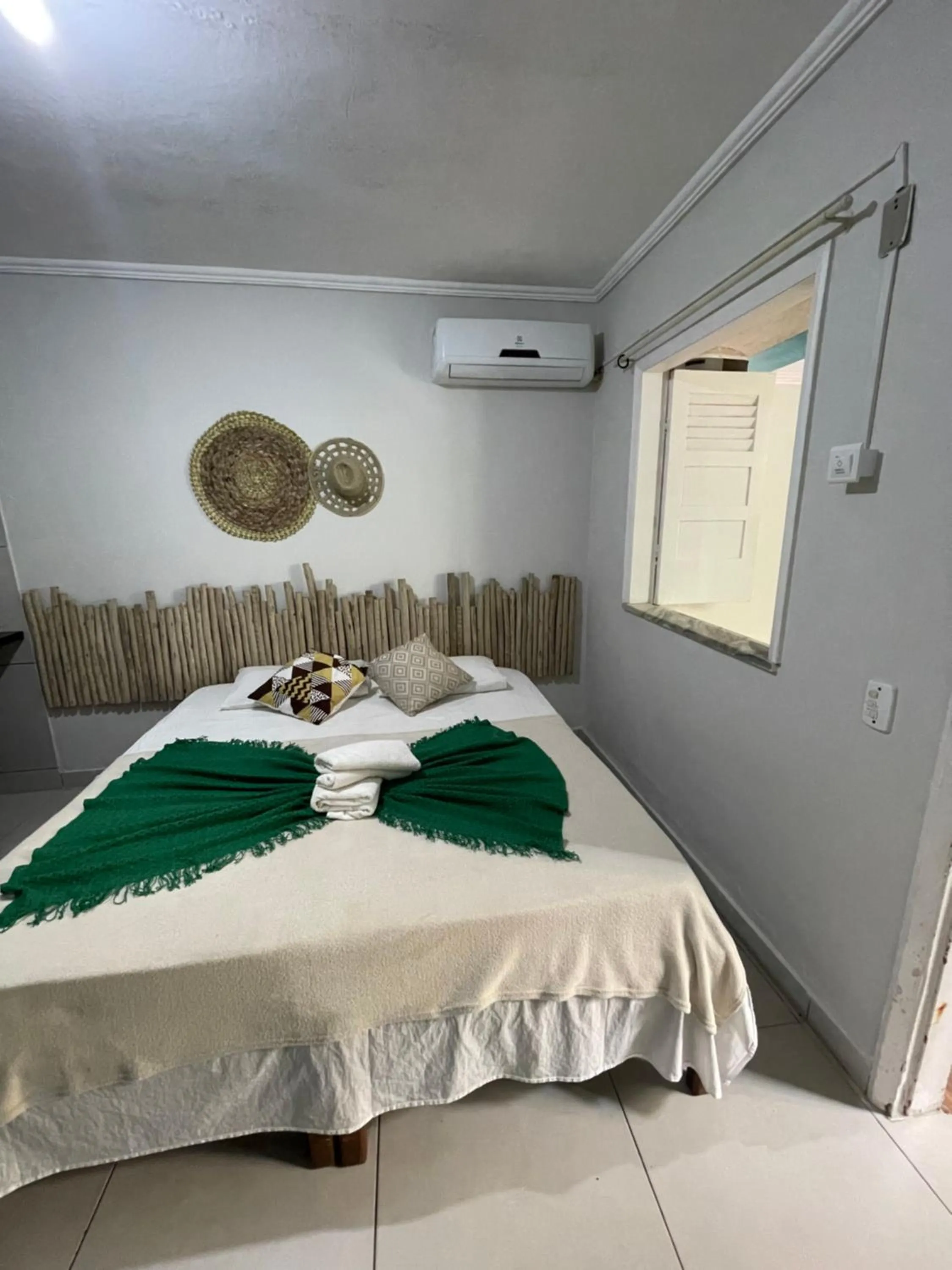 Bed in Pousada Nativo