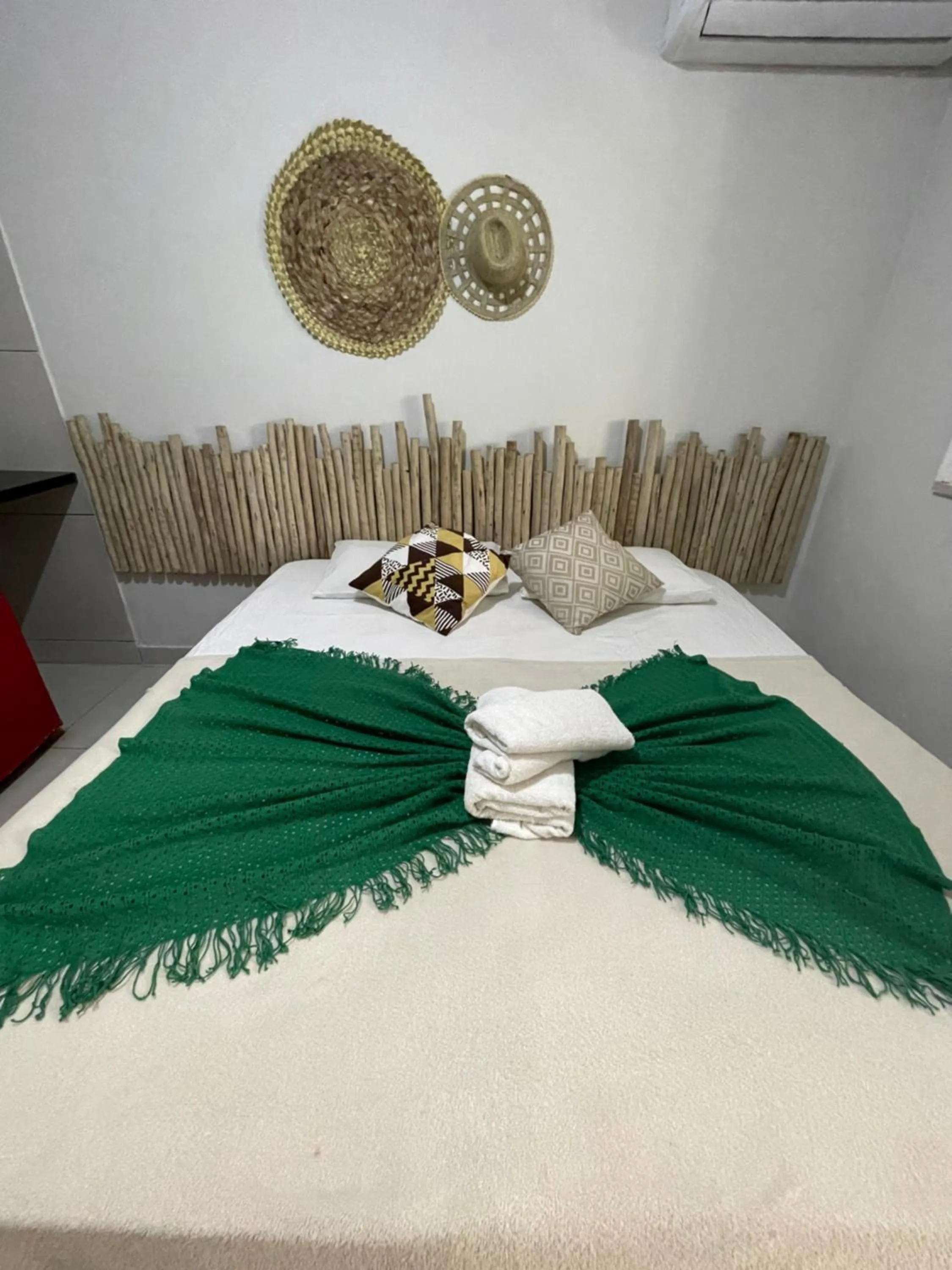 Bed in Pousada Nativo