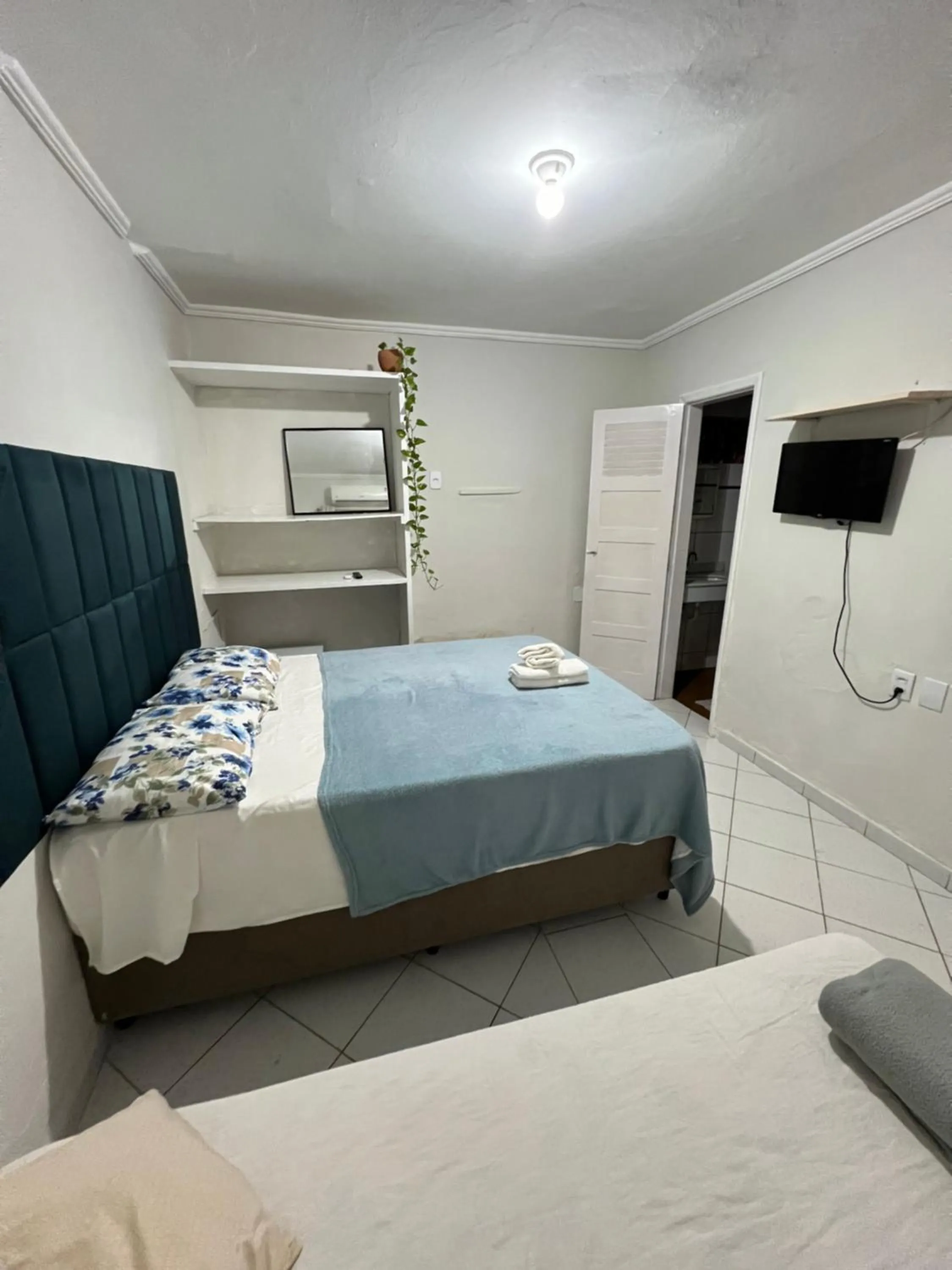 Bed in Pousada Nativo