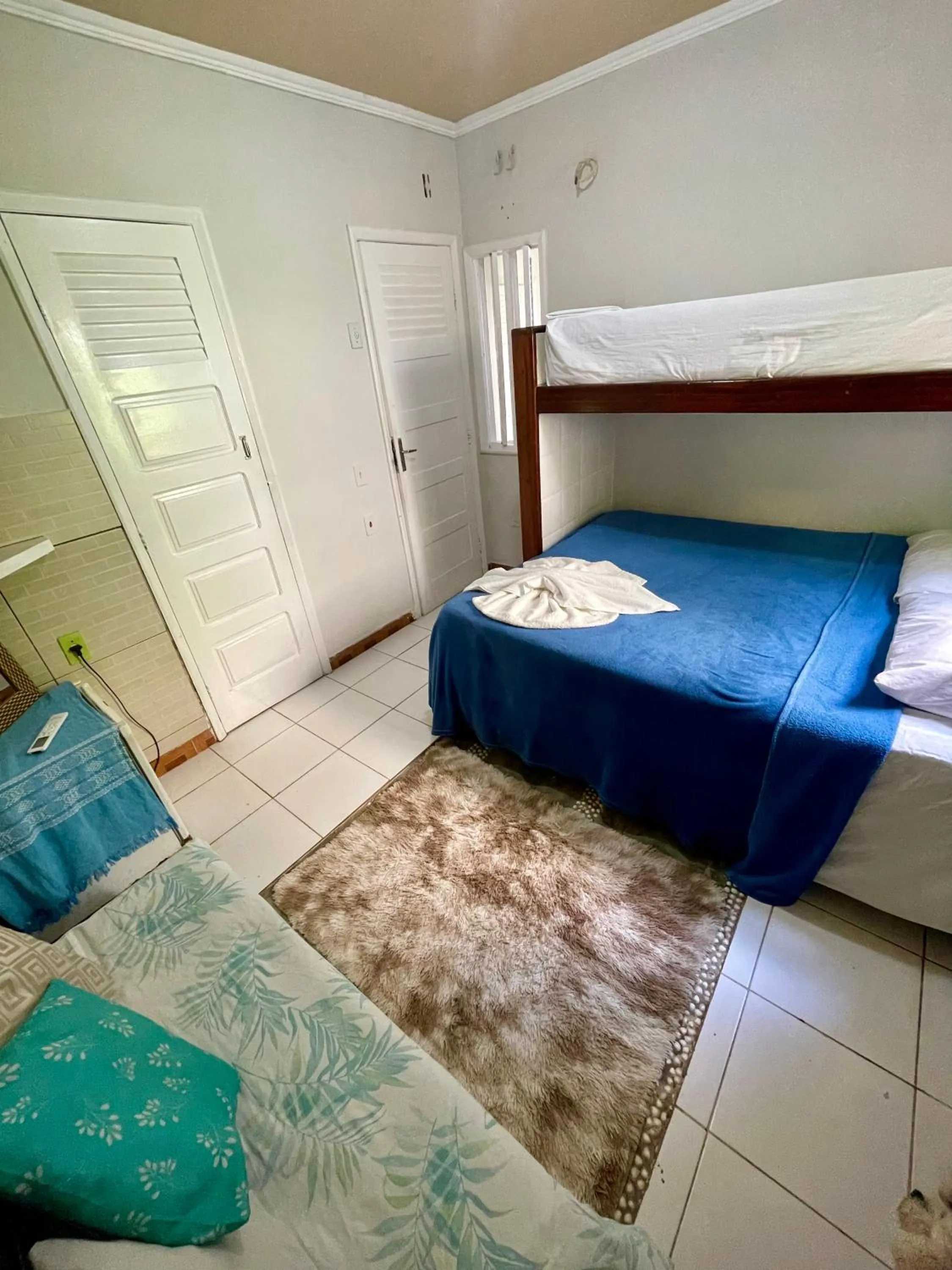 Bed in Pousada Nativo