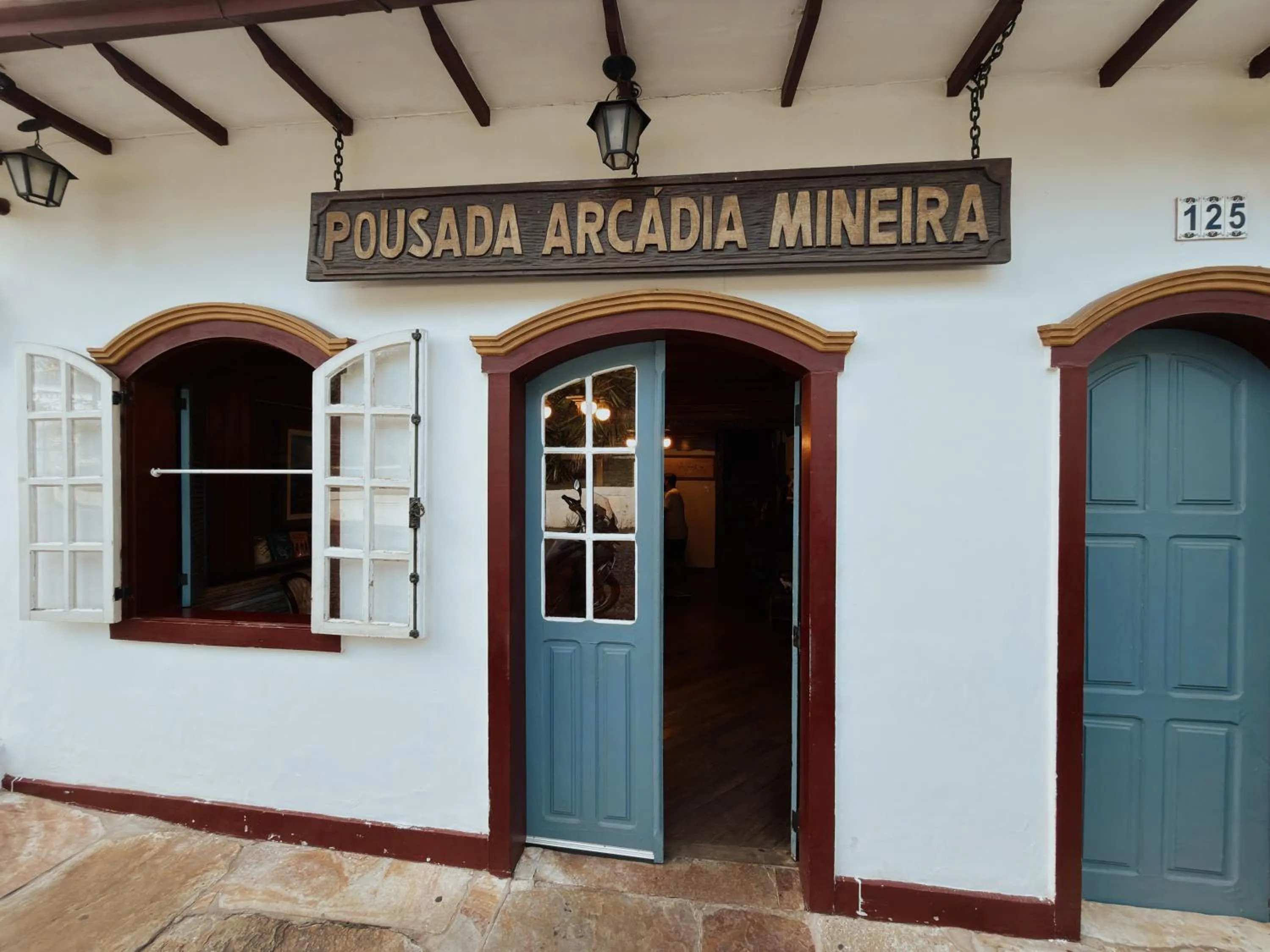Facade/entrance in Hotel Pousada Arcádia Mineira