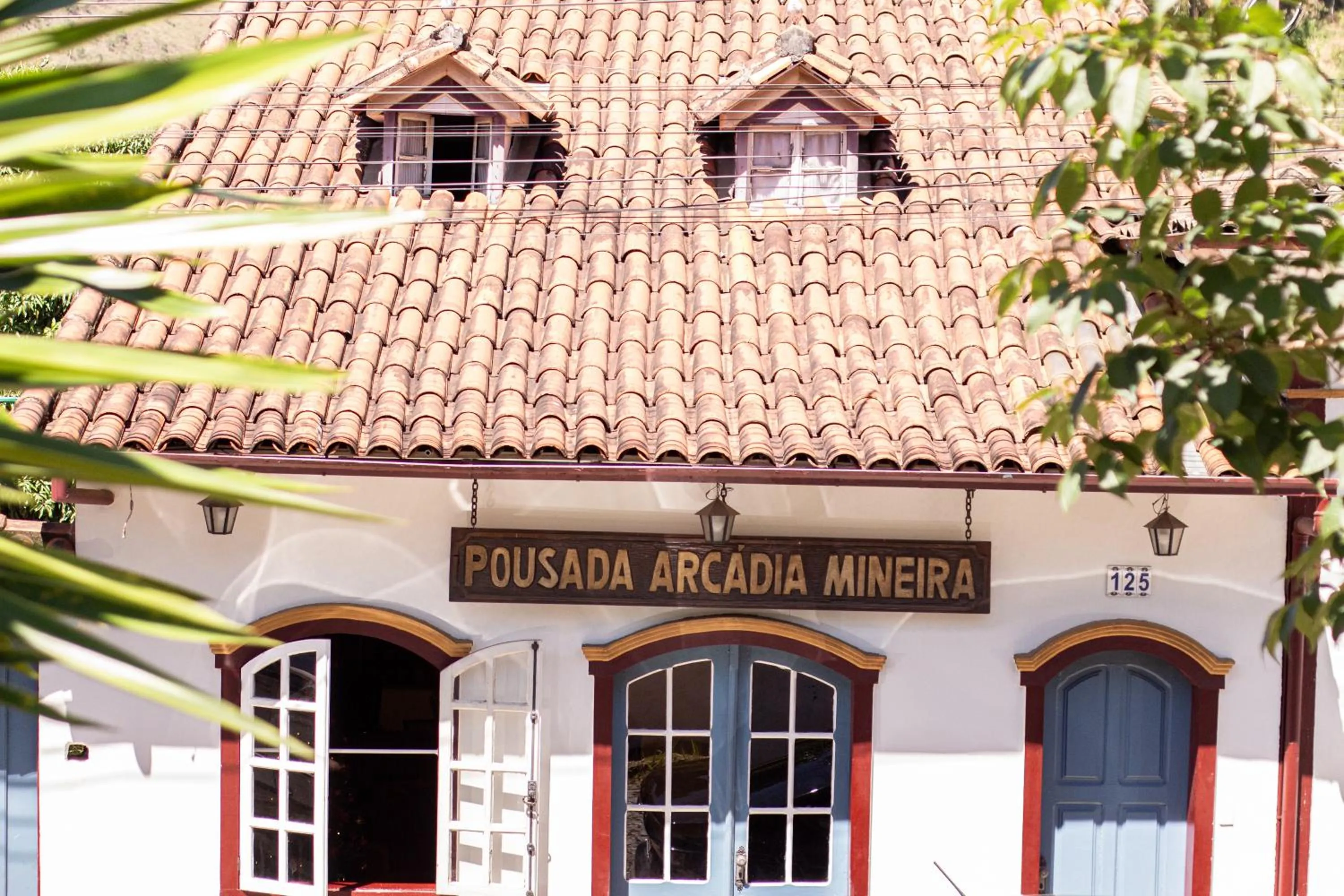 Property building in Hotel Pousada Arcádia Mineira