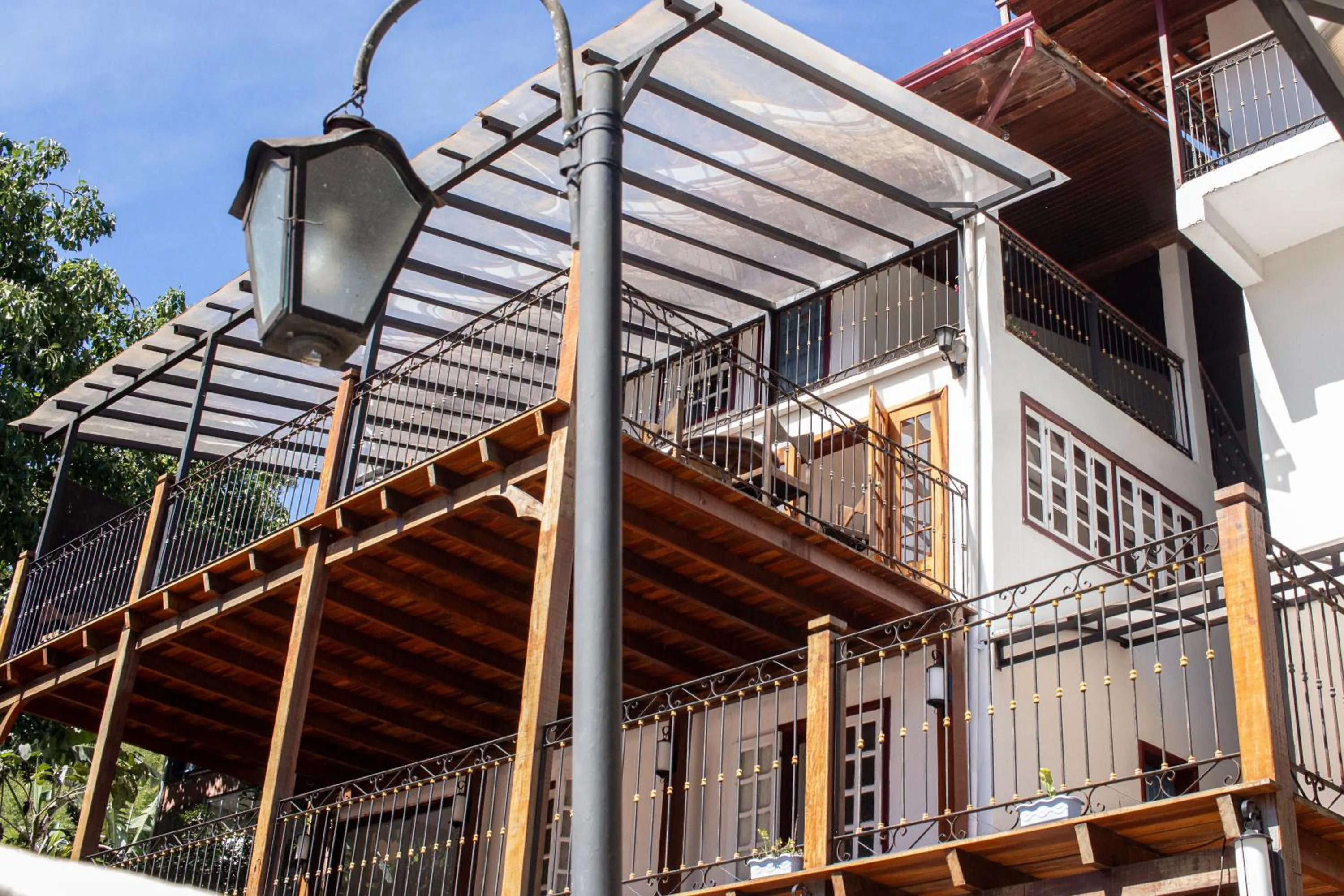 Balcony/Terrace in Hotel Pousada Arcádia Mineira
