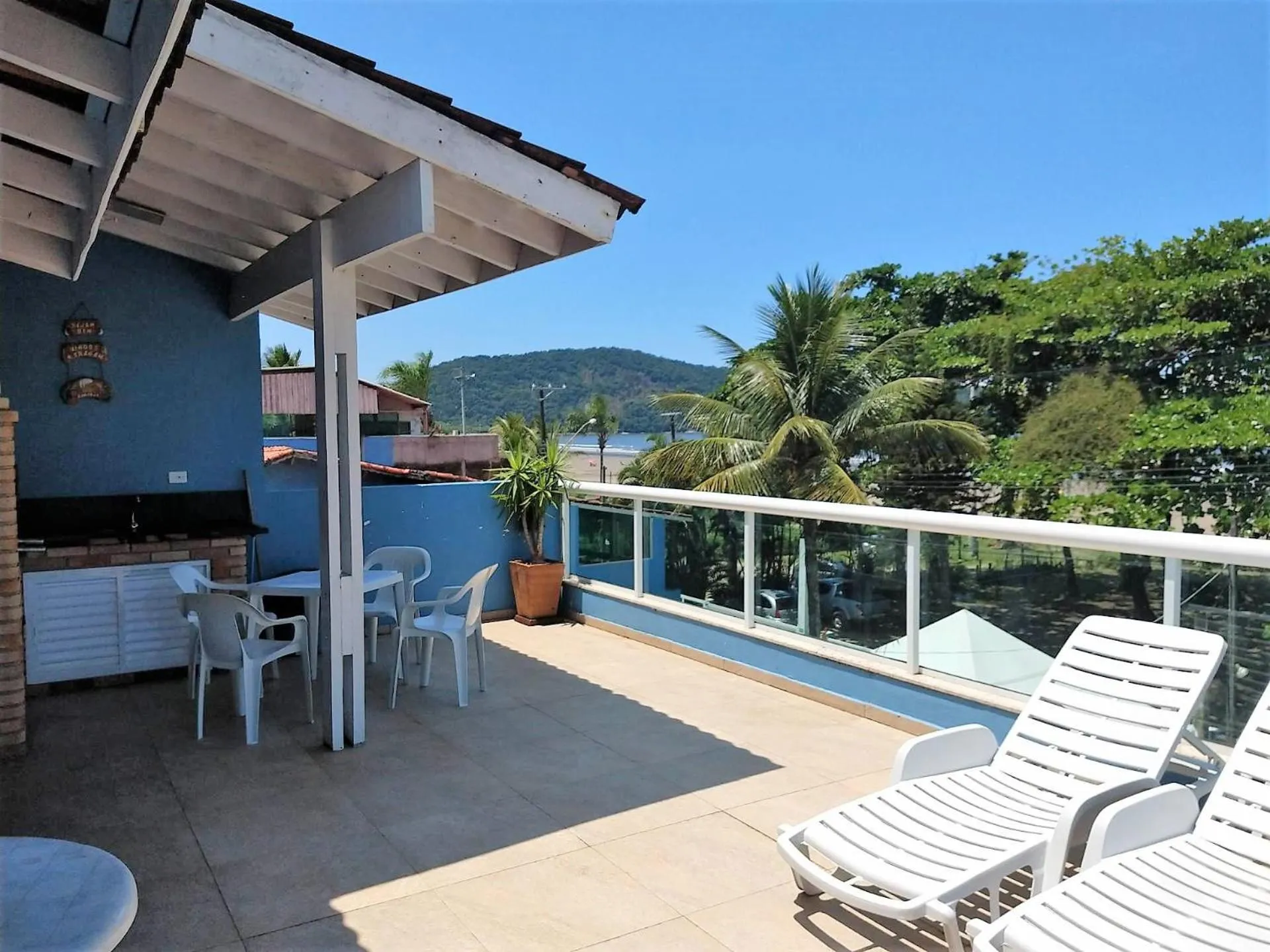 BBQ facilities in Pousada Vistazul - Pé na Areia - Piscina Climatizada