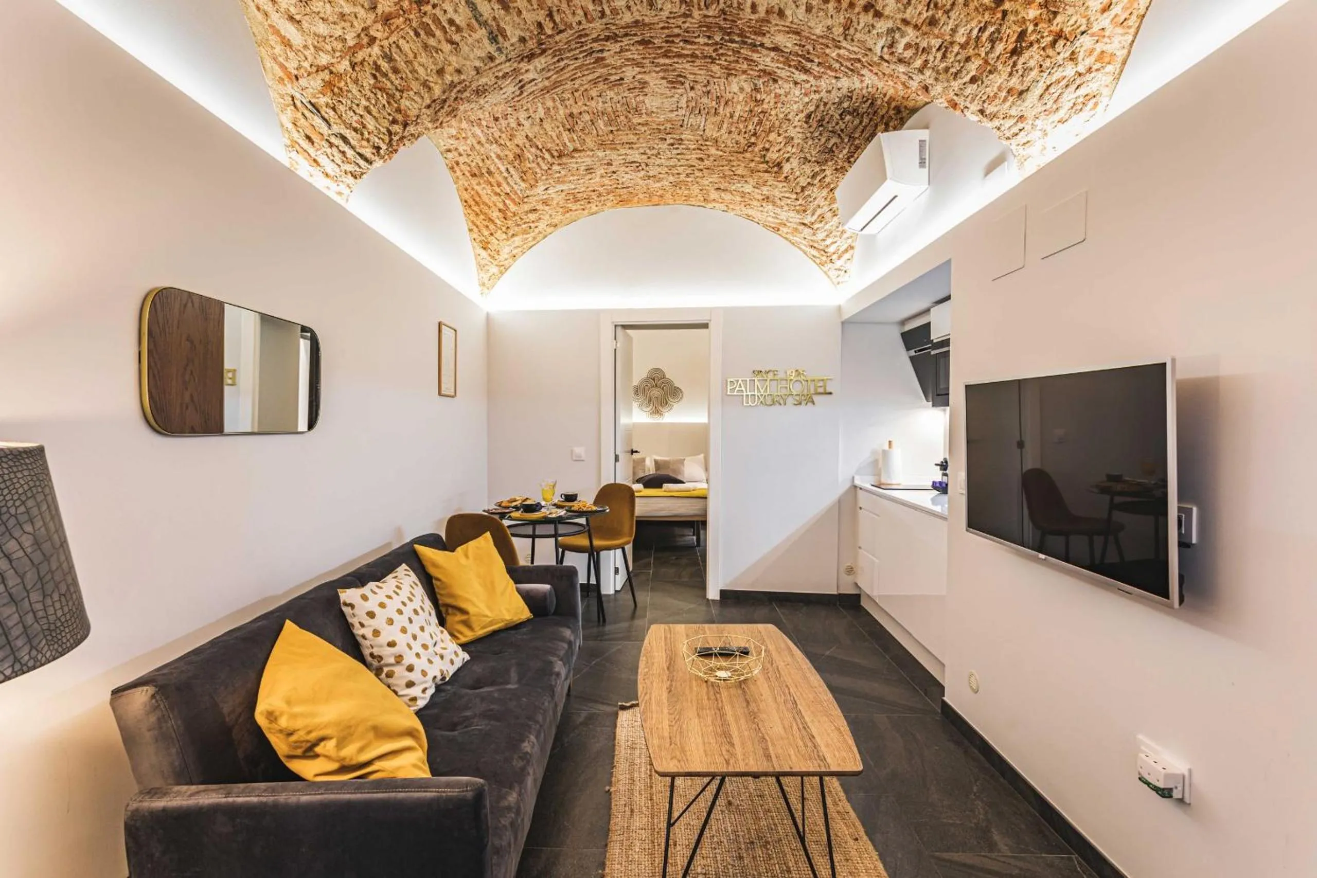 TV and multimedia in Apartamentos Cáceres Central Suites