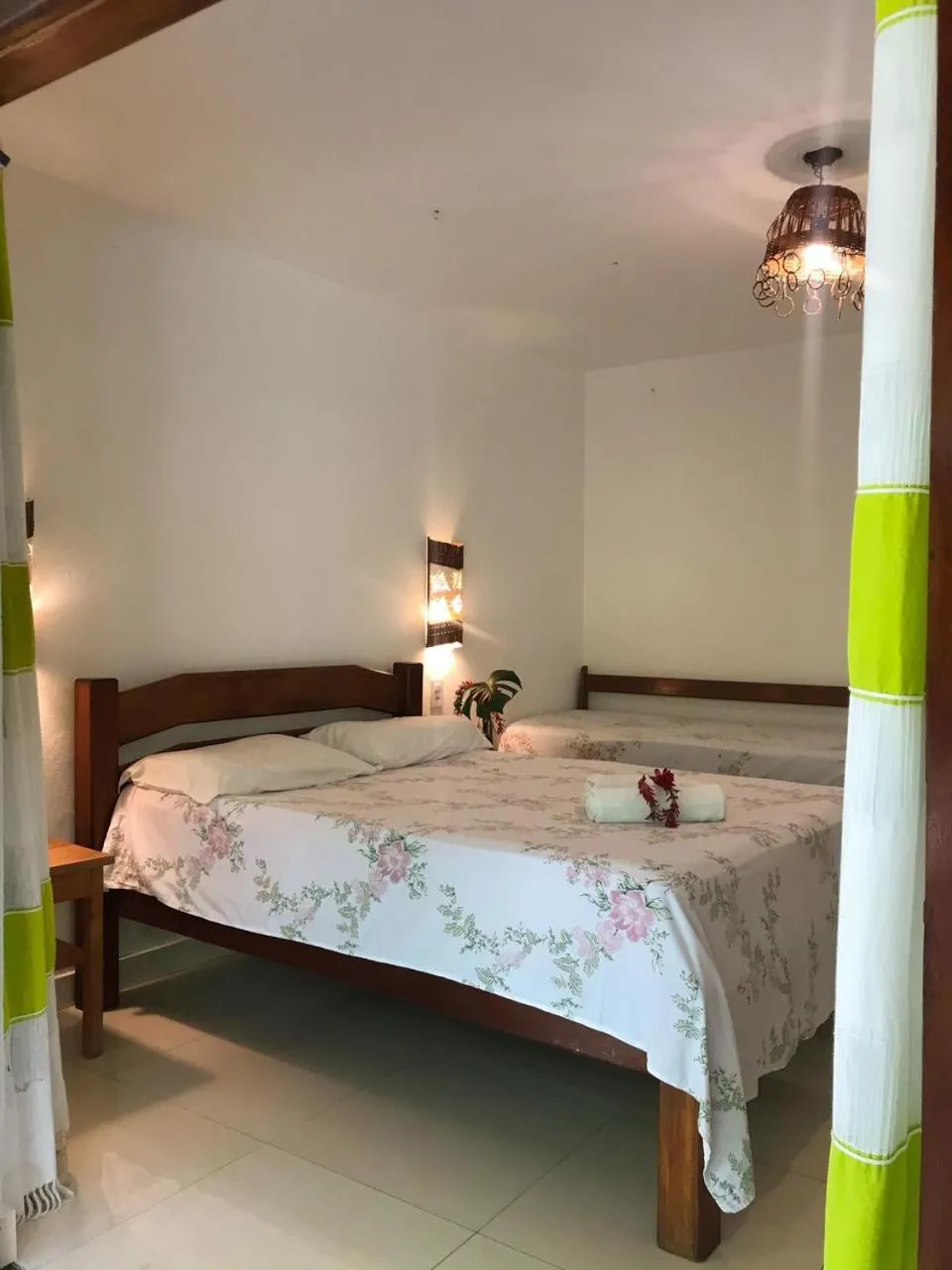 Bed in Pousada Fasani