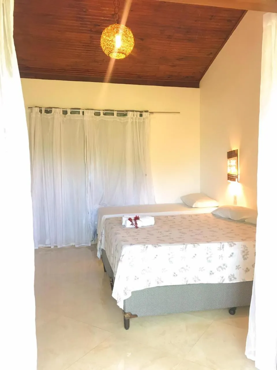 Bed in Pousada Fasani