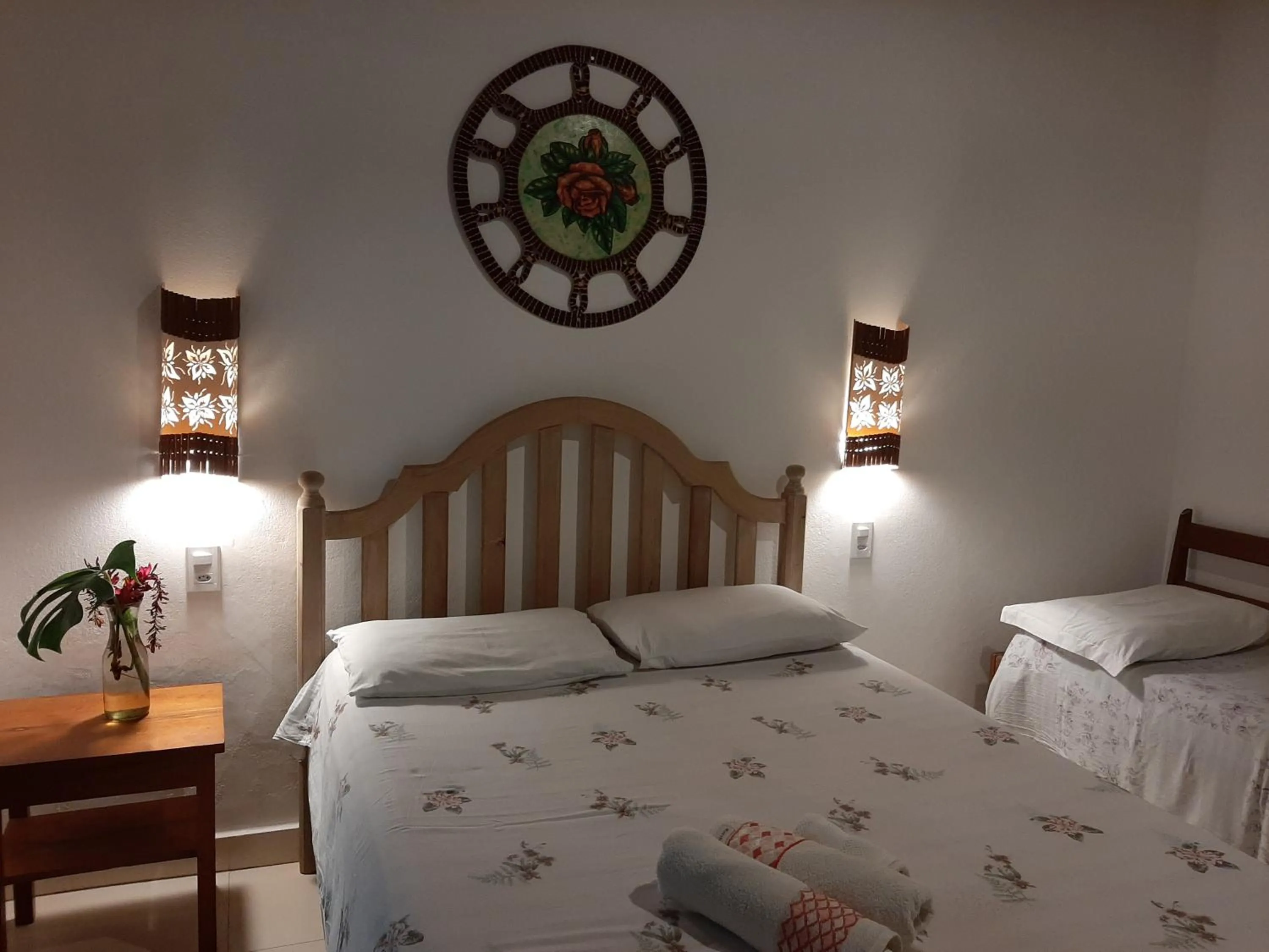 Bed in Pousada Fasani