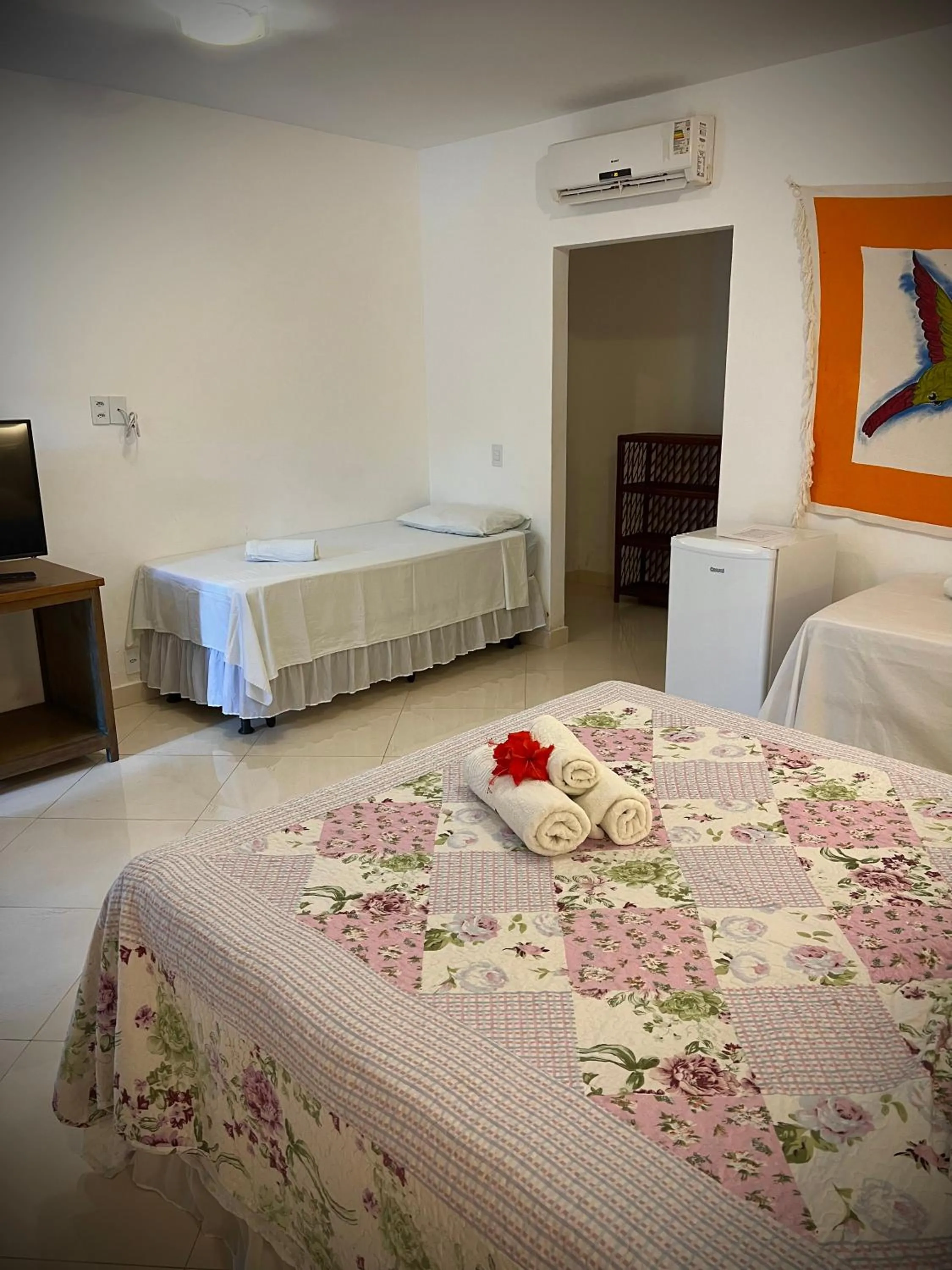 Bed in Pousada Fasani