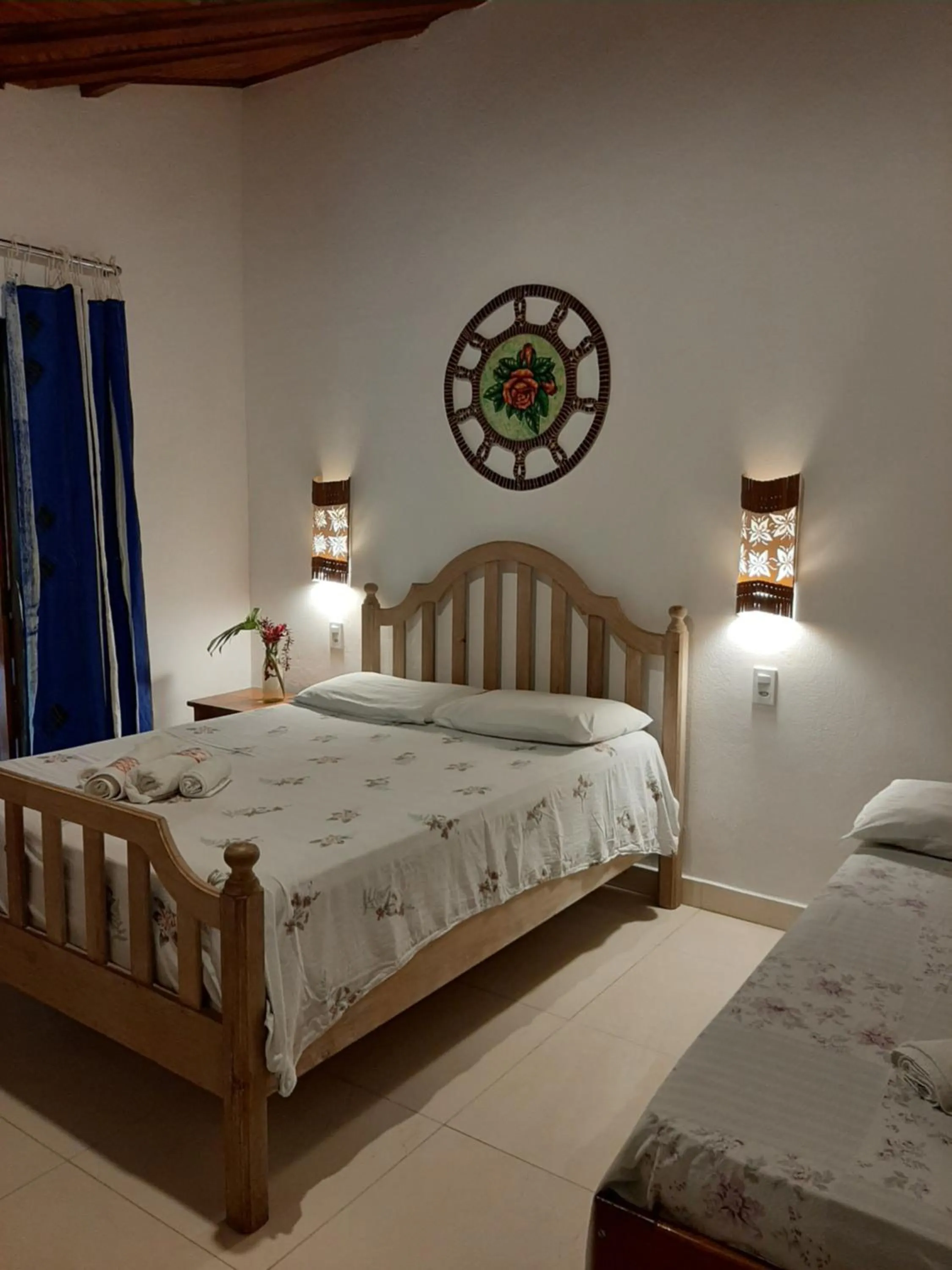 Bed in Pousada Fasani