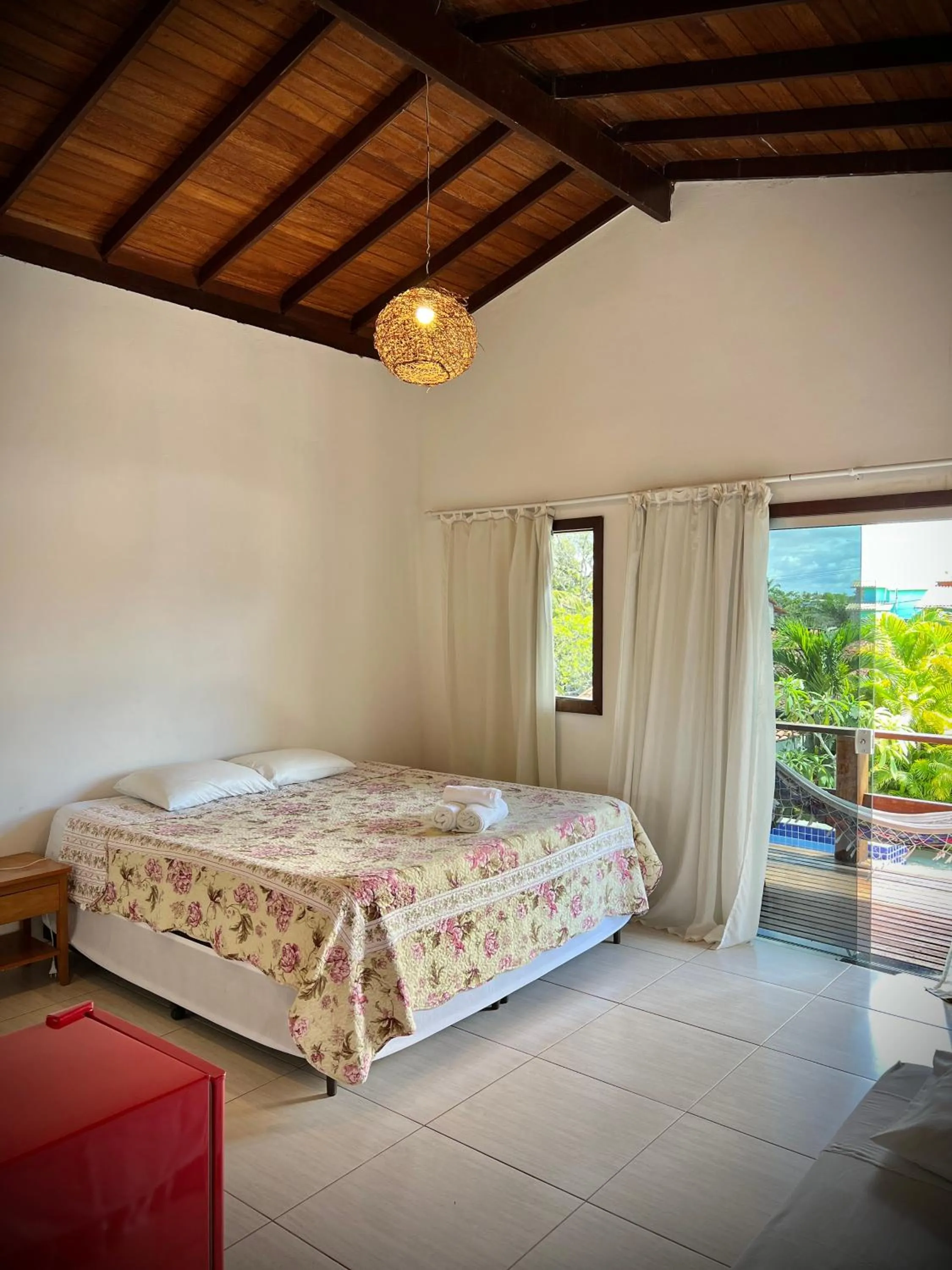 Bed in Pousada Fasani