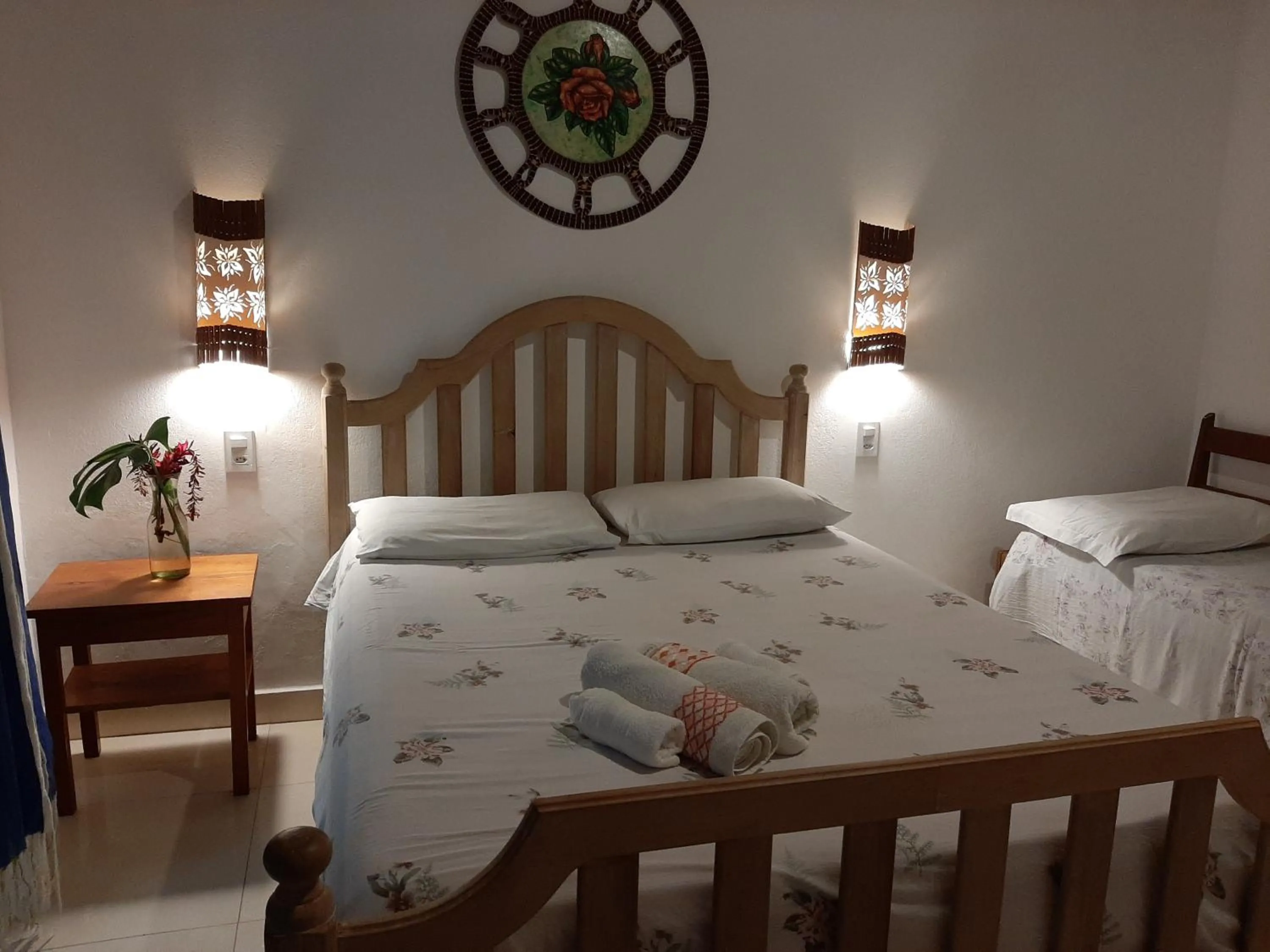 Bed in Pousada Fasani