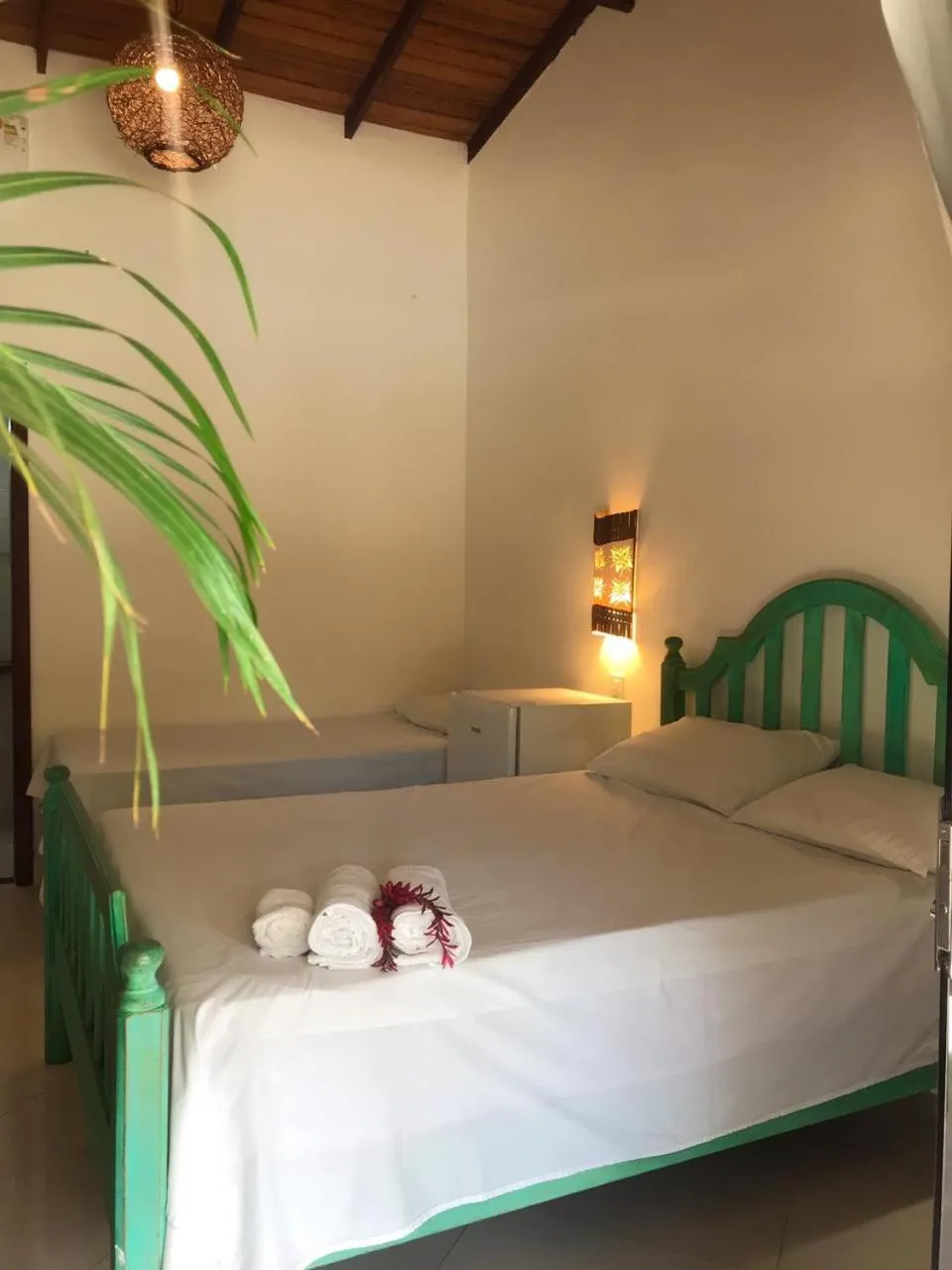 Bed in Pousada Fasani