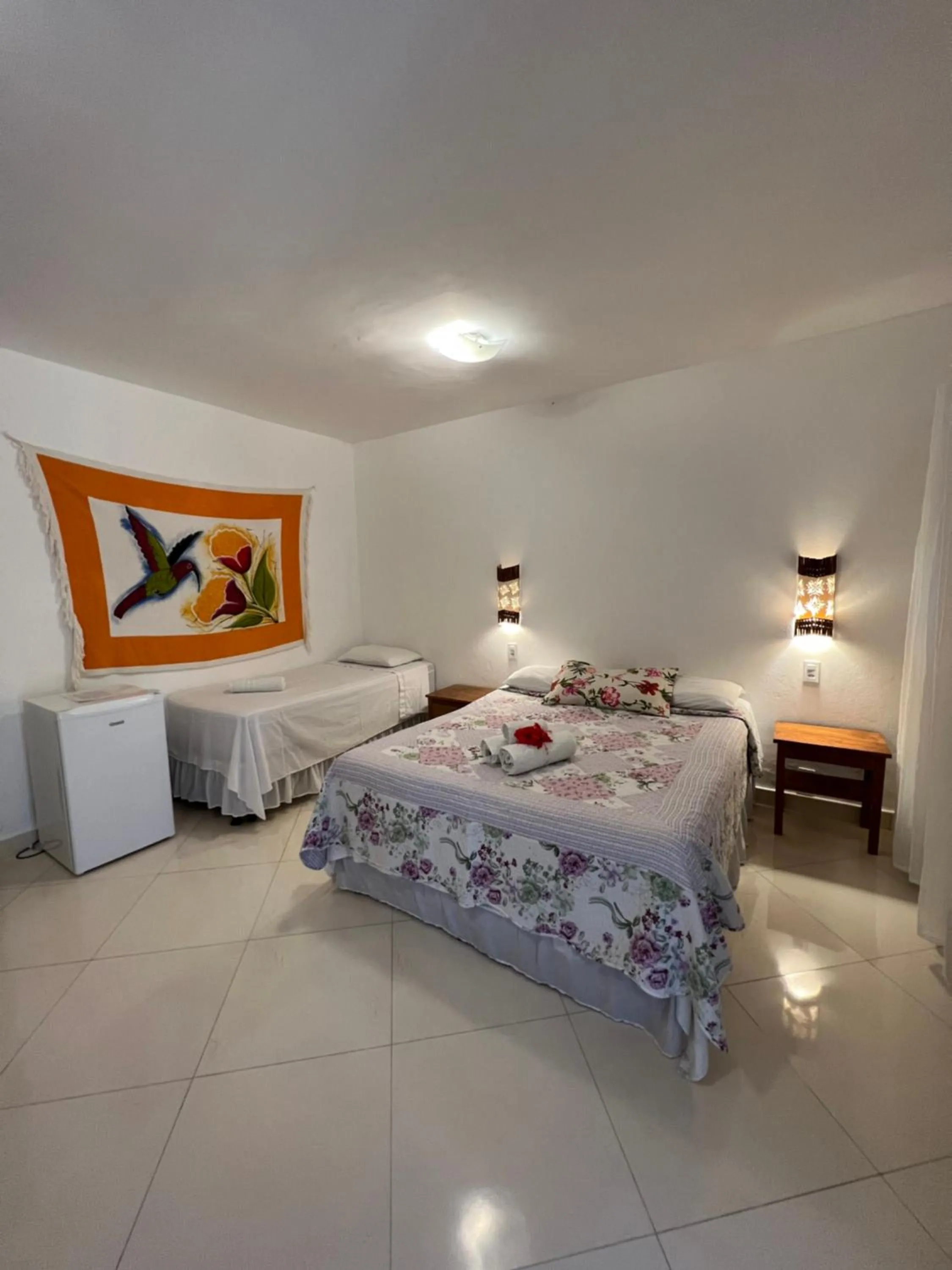 Bed in Pousada Fasani