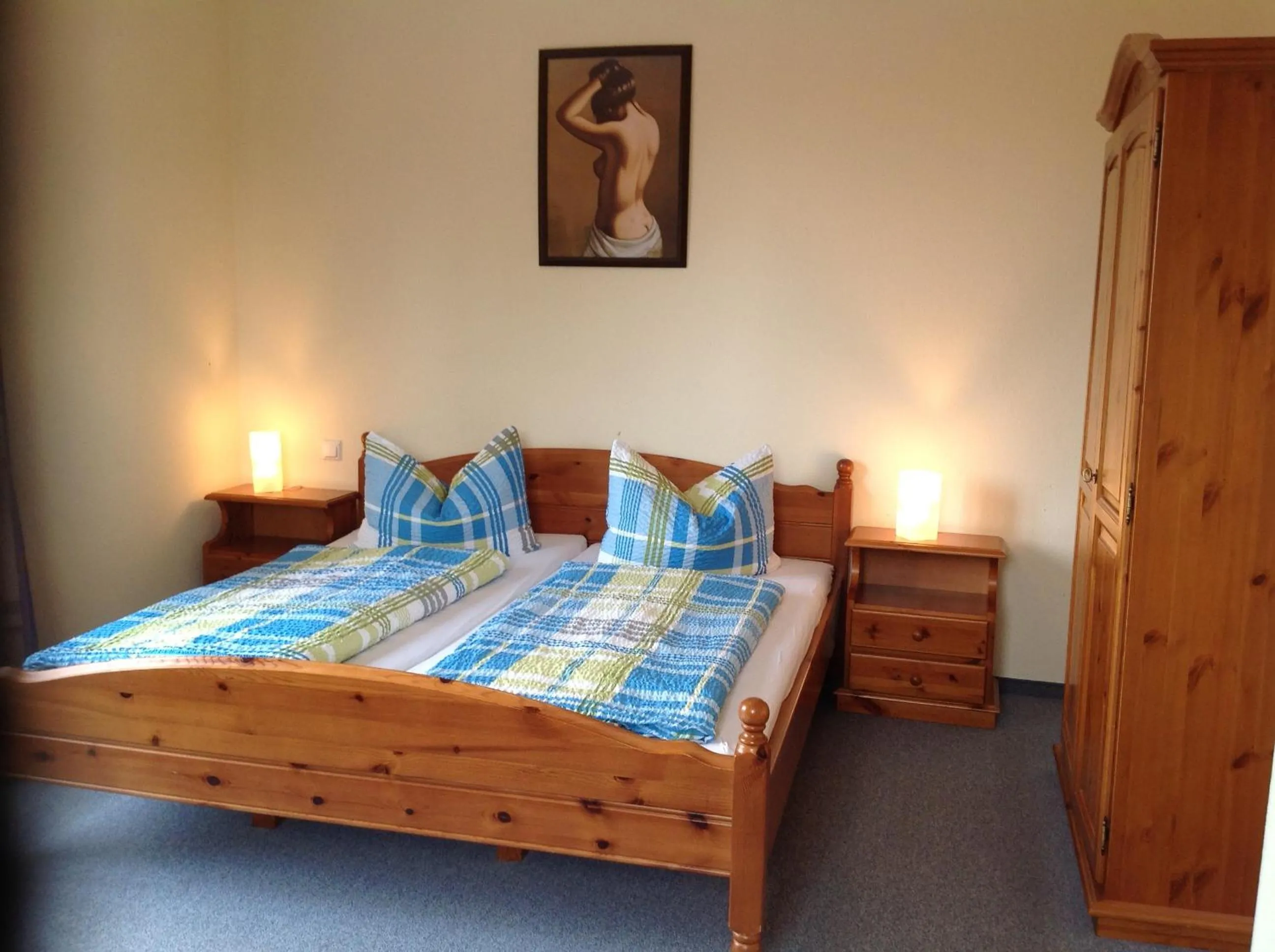 Bed in Gasthof Oberer Wirt