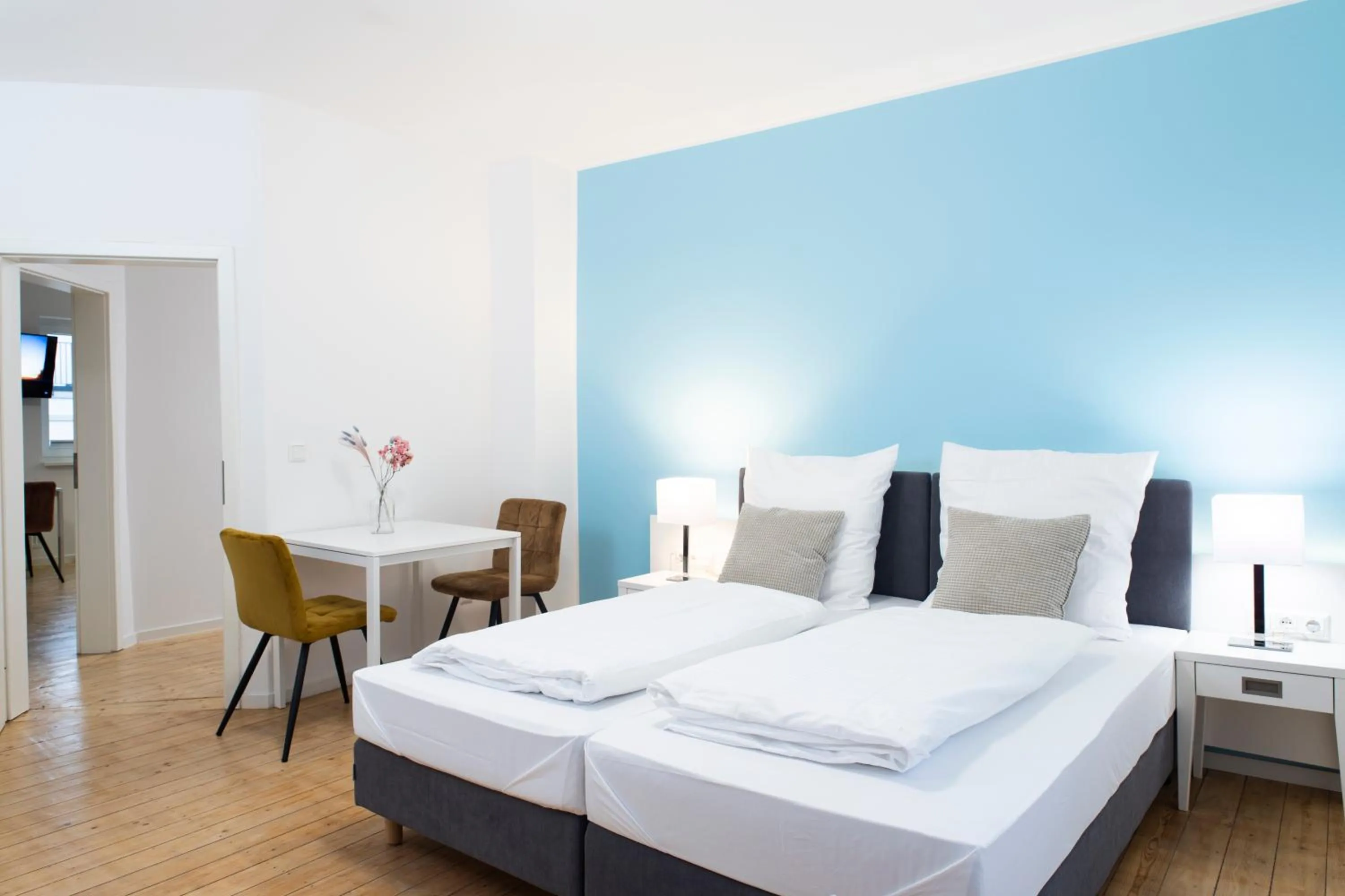 Bed in Villa am Bahnhof in Fulda