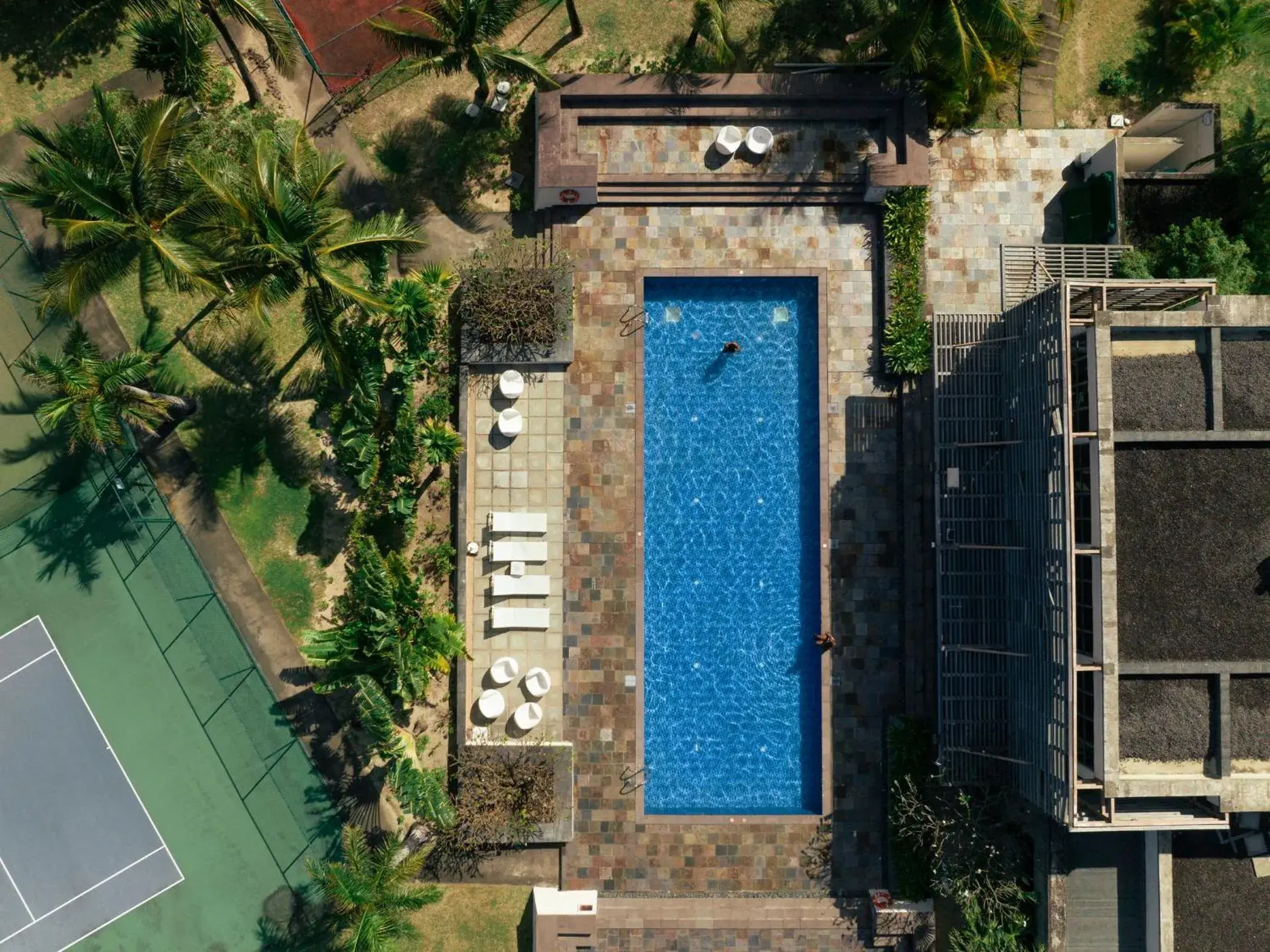 Swimming pool in Long Beach Mauritius Swimming pool in Long Beach Mauritius