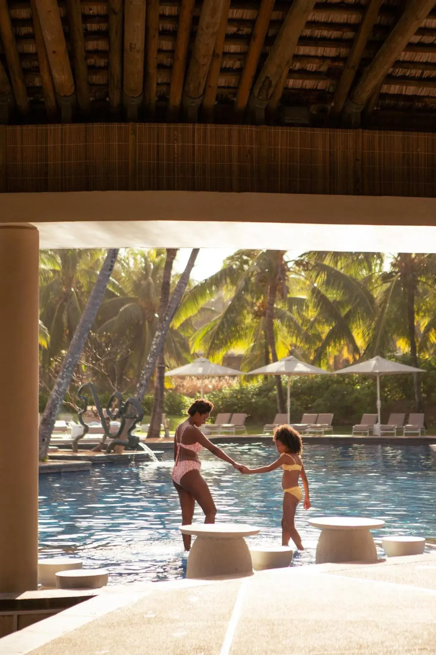 Swimming pool in Long Beach Mauritius Swimming pool in Long Beach Mauritius