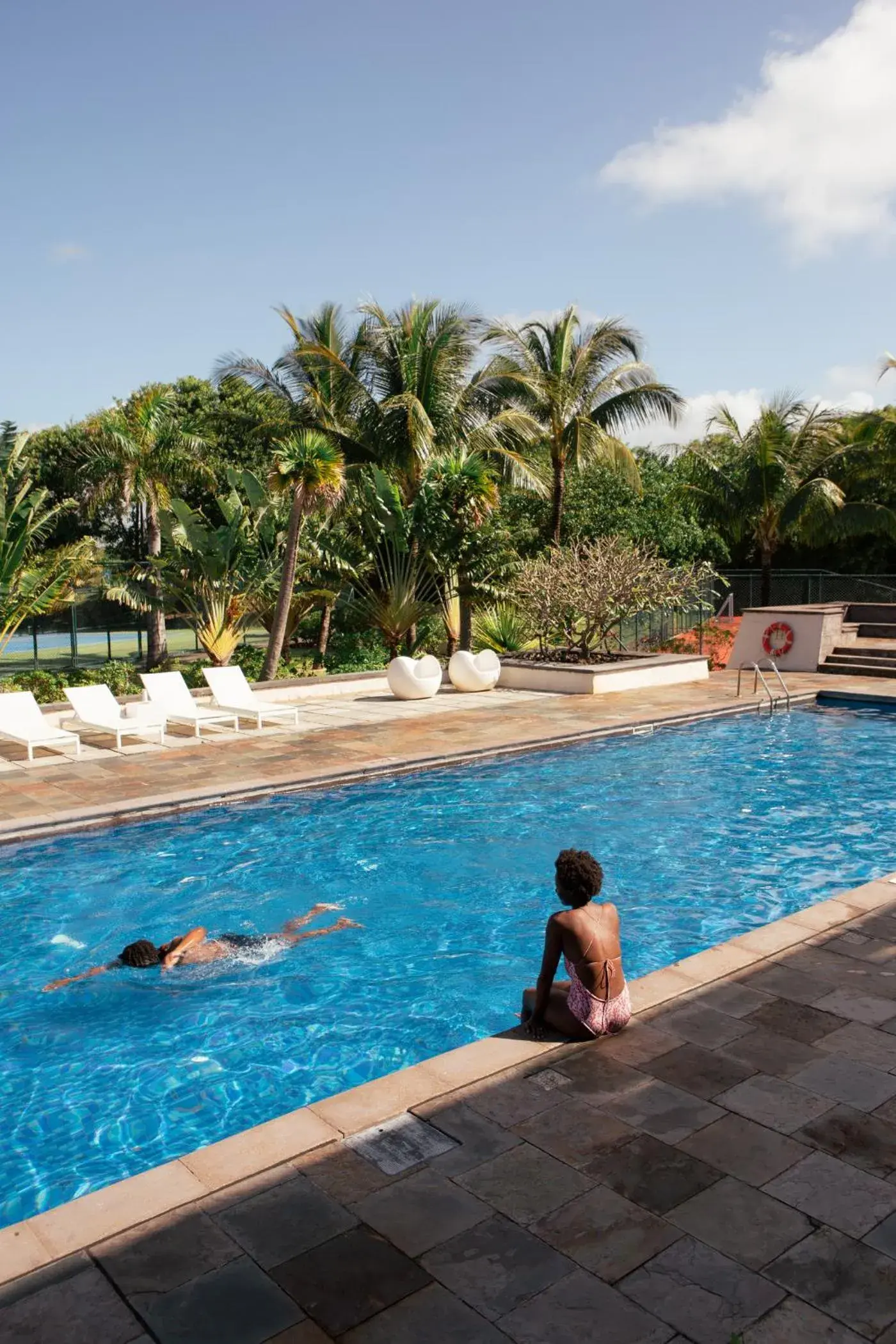 Pool view in Long Beach Mauritius Pool view in Long Beach Mauritius