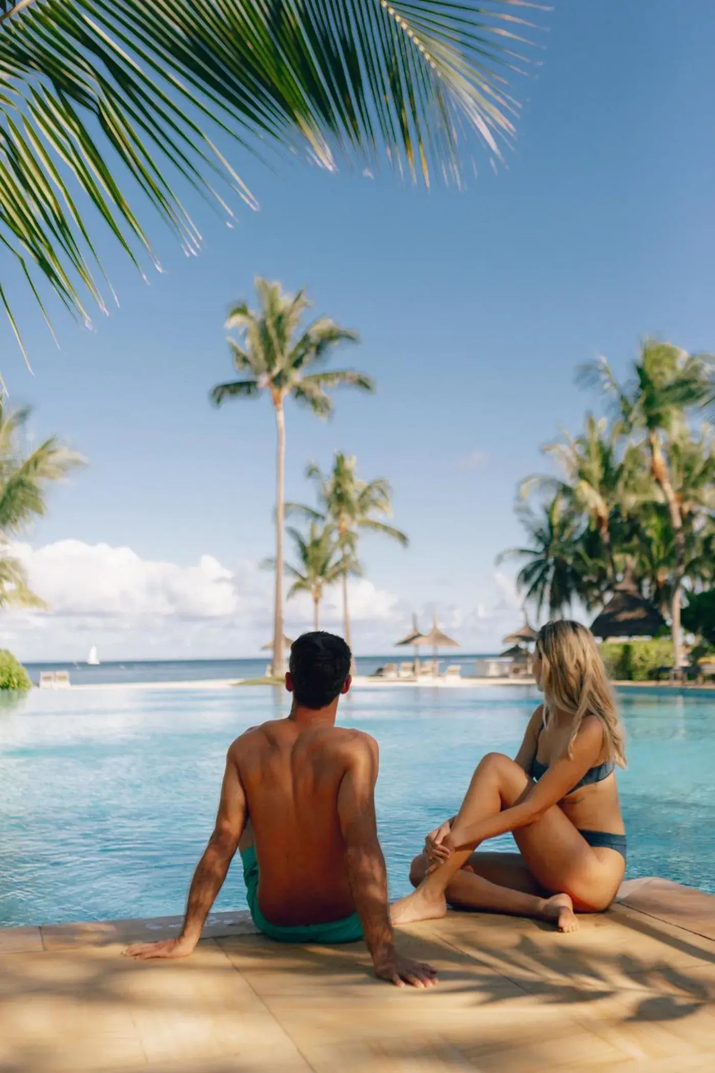 Pool view in Sugar Beach Mauritius Pool view in Sugar Beach Mauritius