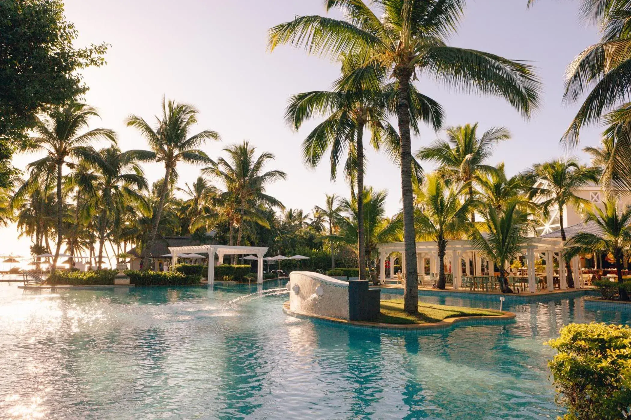 Swimming pool in Sugar Beach Mauritius Swimming pool in Sugar Beach Mauritius