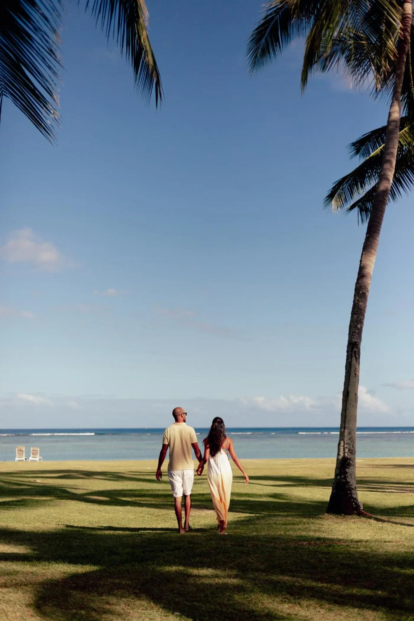 Beach in La Pirogue Mauritius