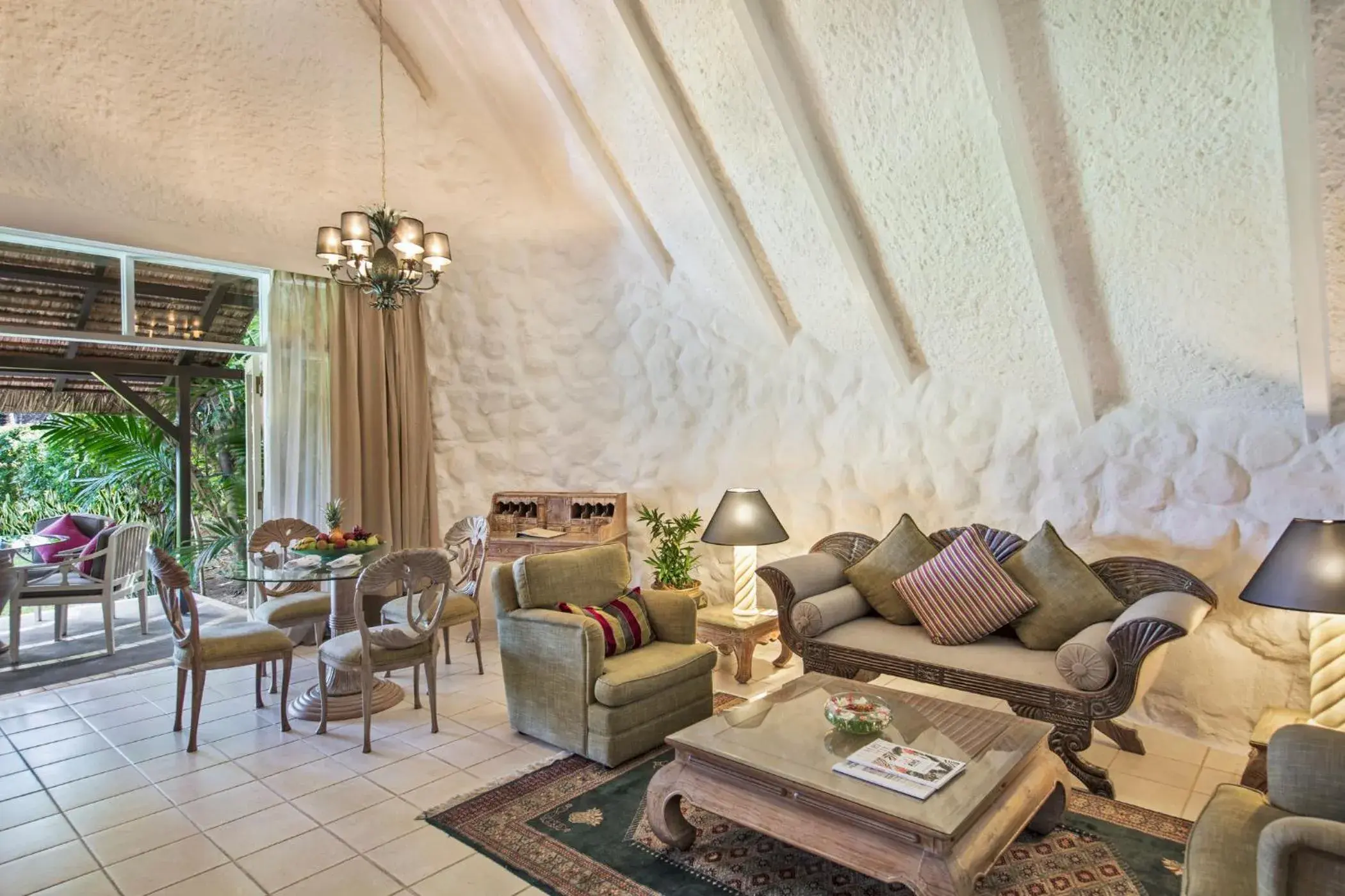 Living room in La Pirogue Mauritius Living room in La Pirogue Mauritius