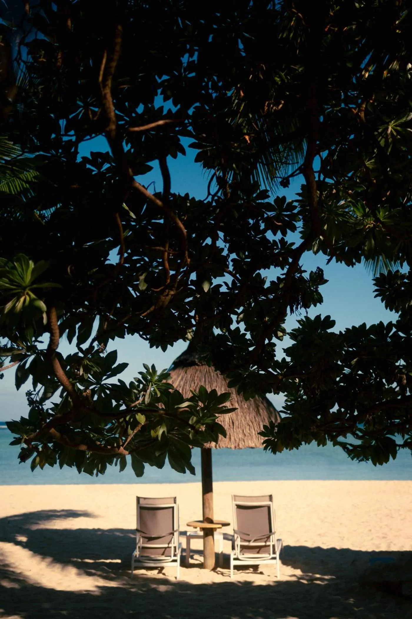 Beach in La Pirogue Mauritius