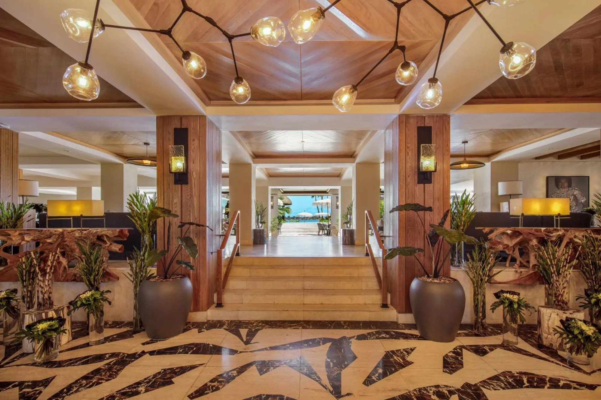 Lobby or reception in Shangri-La Le Touessrok, Mauritius