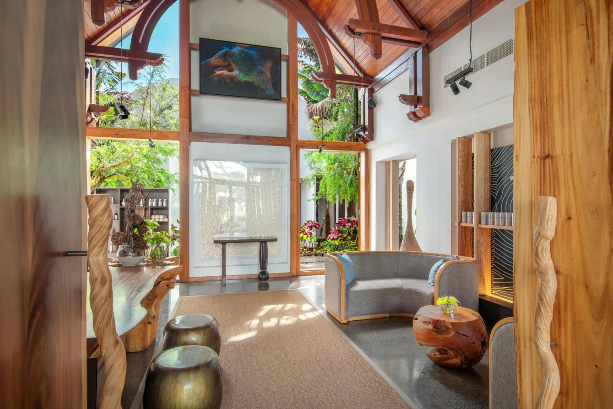 Lobby or reception in Shangri-La Le Touessrok, Mauritius