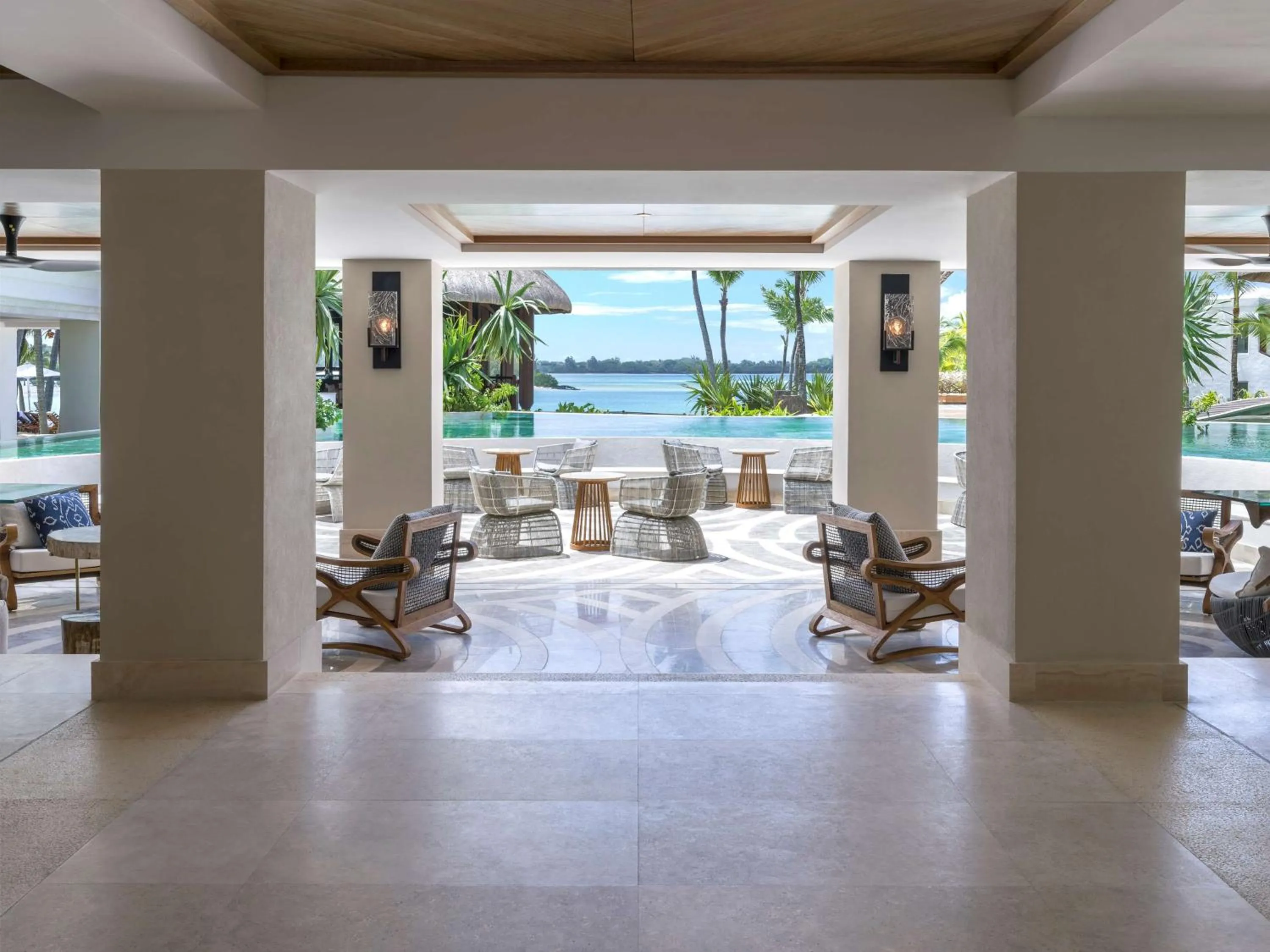 Lobby or reception in Shangri-La Le Touessrok, Mauritius