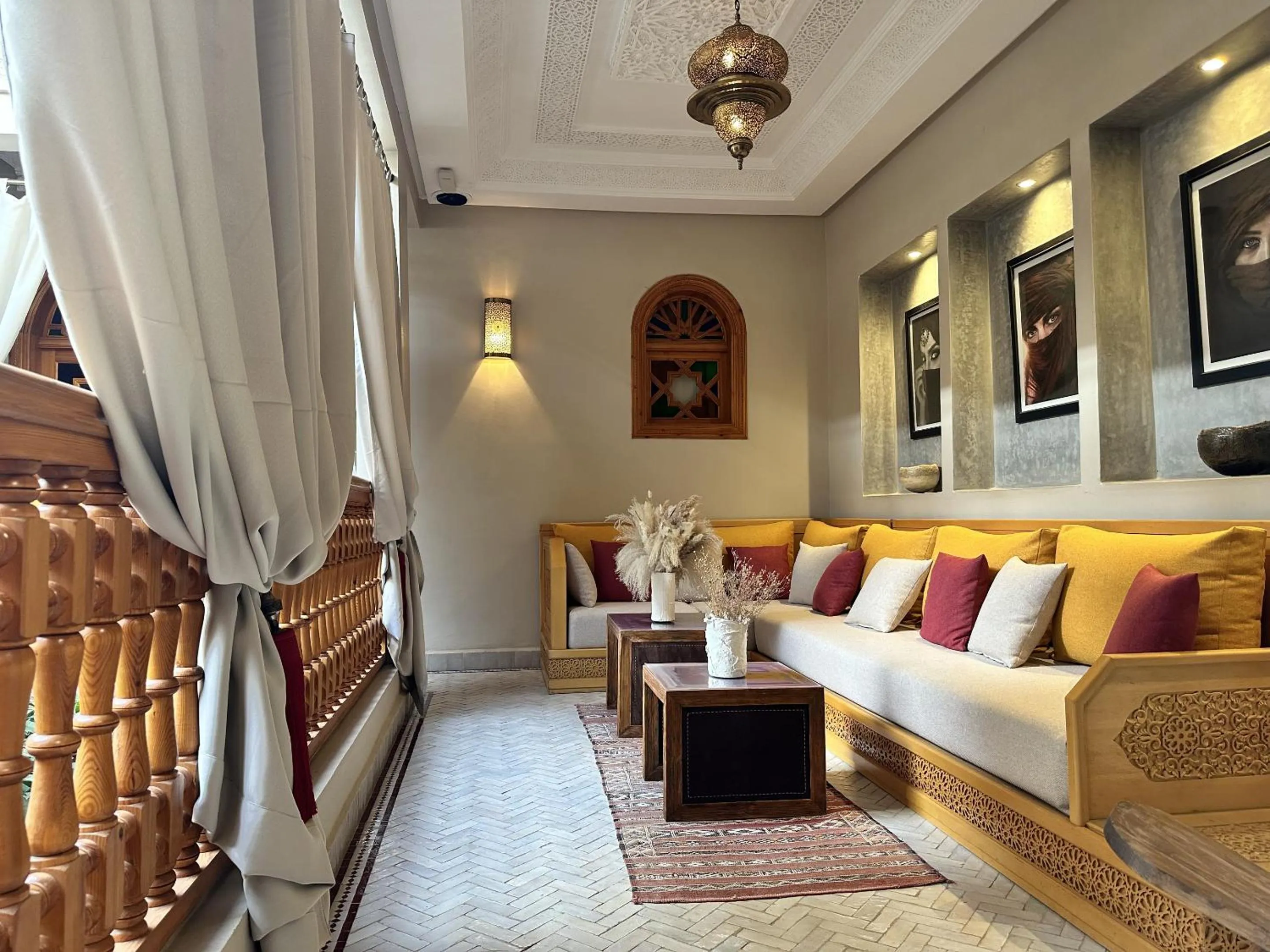 Living room in RIAD SHAJARA