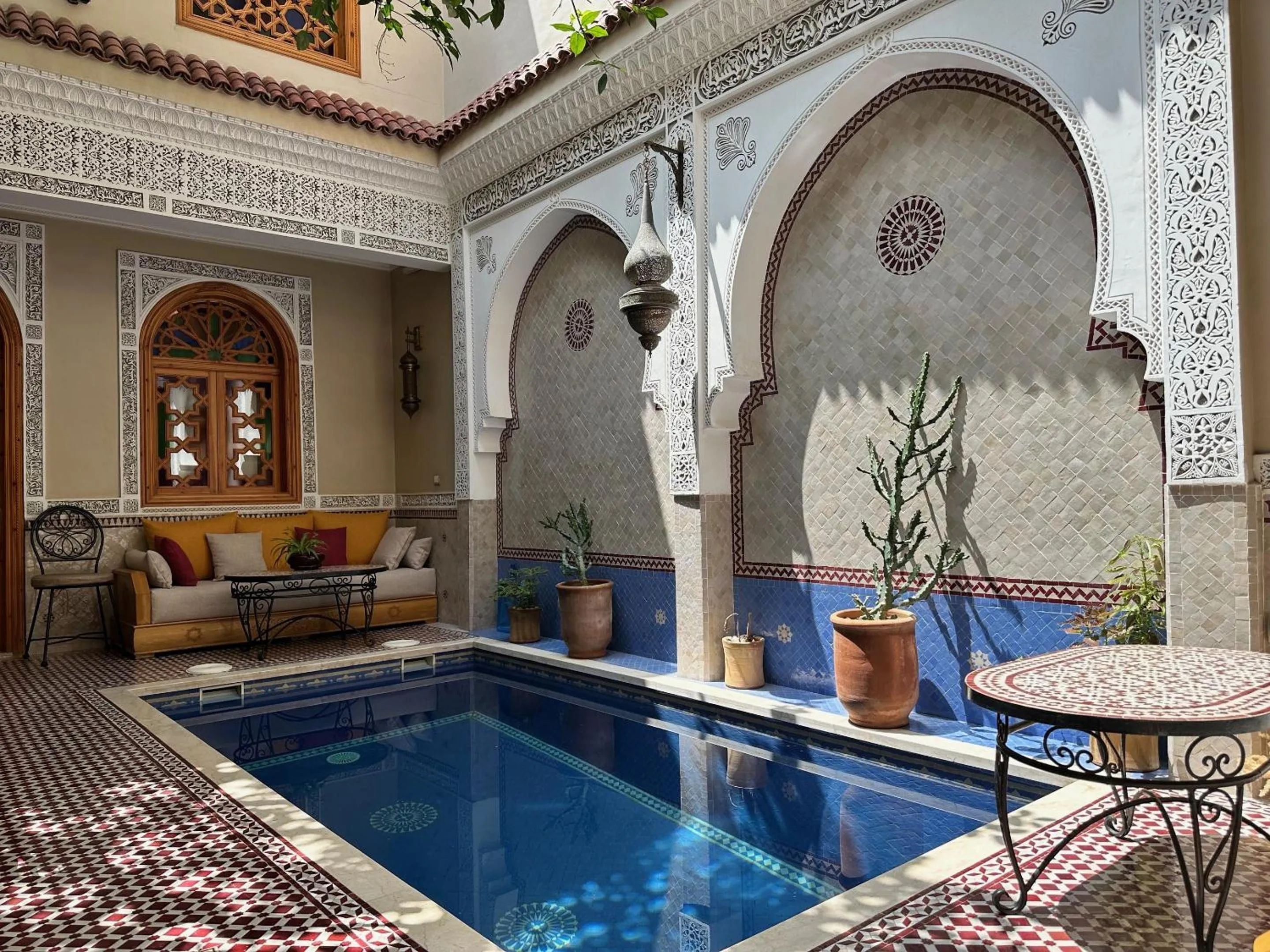 Pool view in RIAD SHAJARA