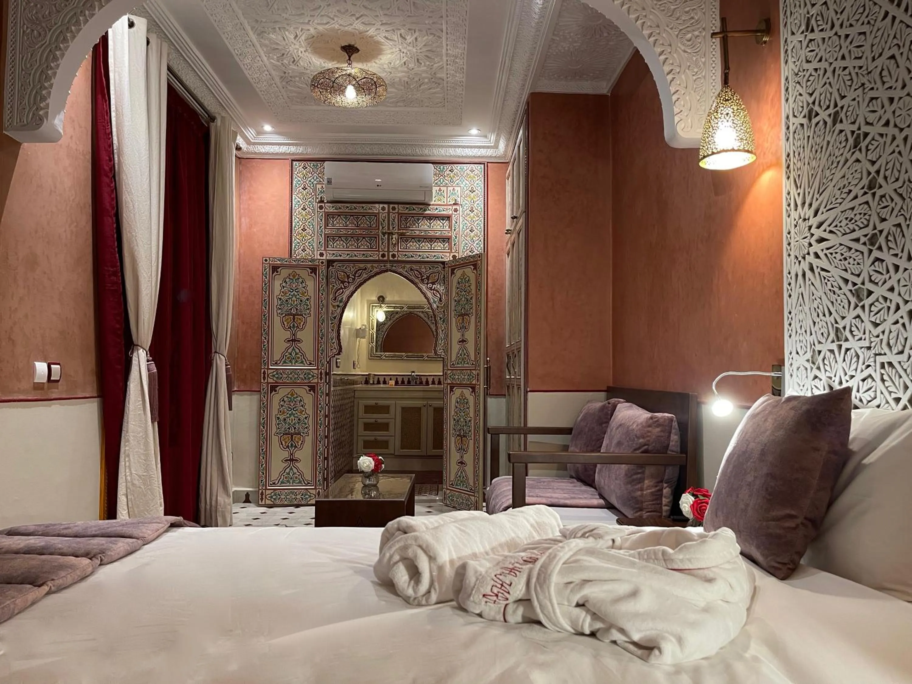Bedroom, Bed in RIAD SHAJARA