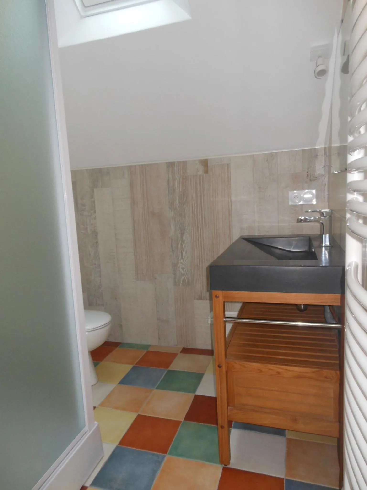 Shower in Le Jardin à Mordreuc