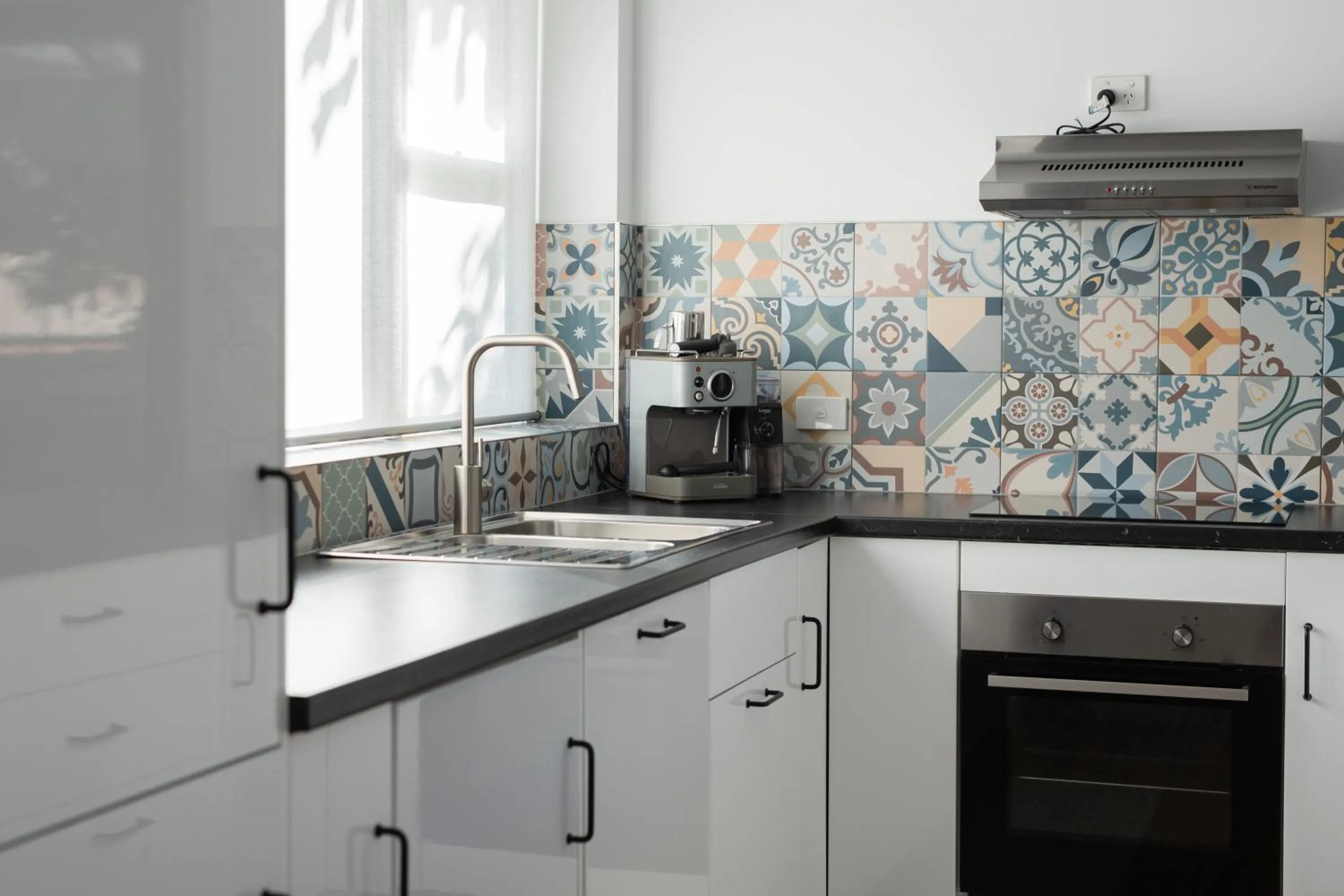 kitchen in Derby Bank House- Heritage listed two bedroom old school B&B suite or a self contained cabin