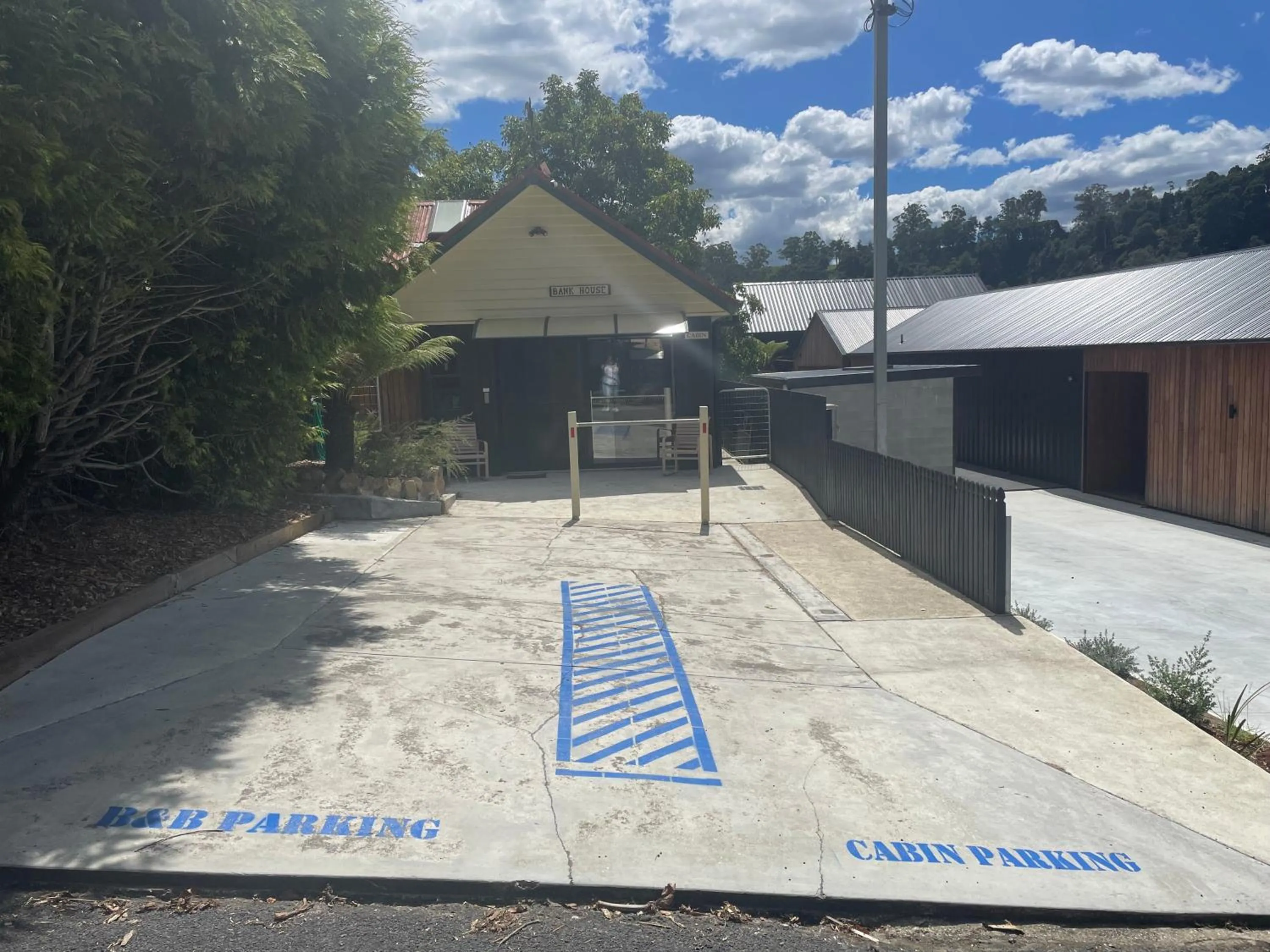 Parking in Derby Bank House- Heritage listed two bedroom old school B&B suite or a self contained cabin