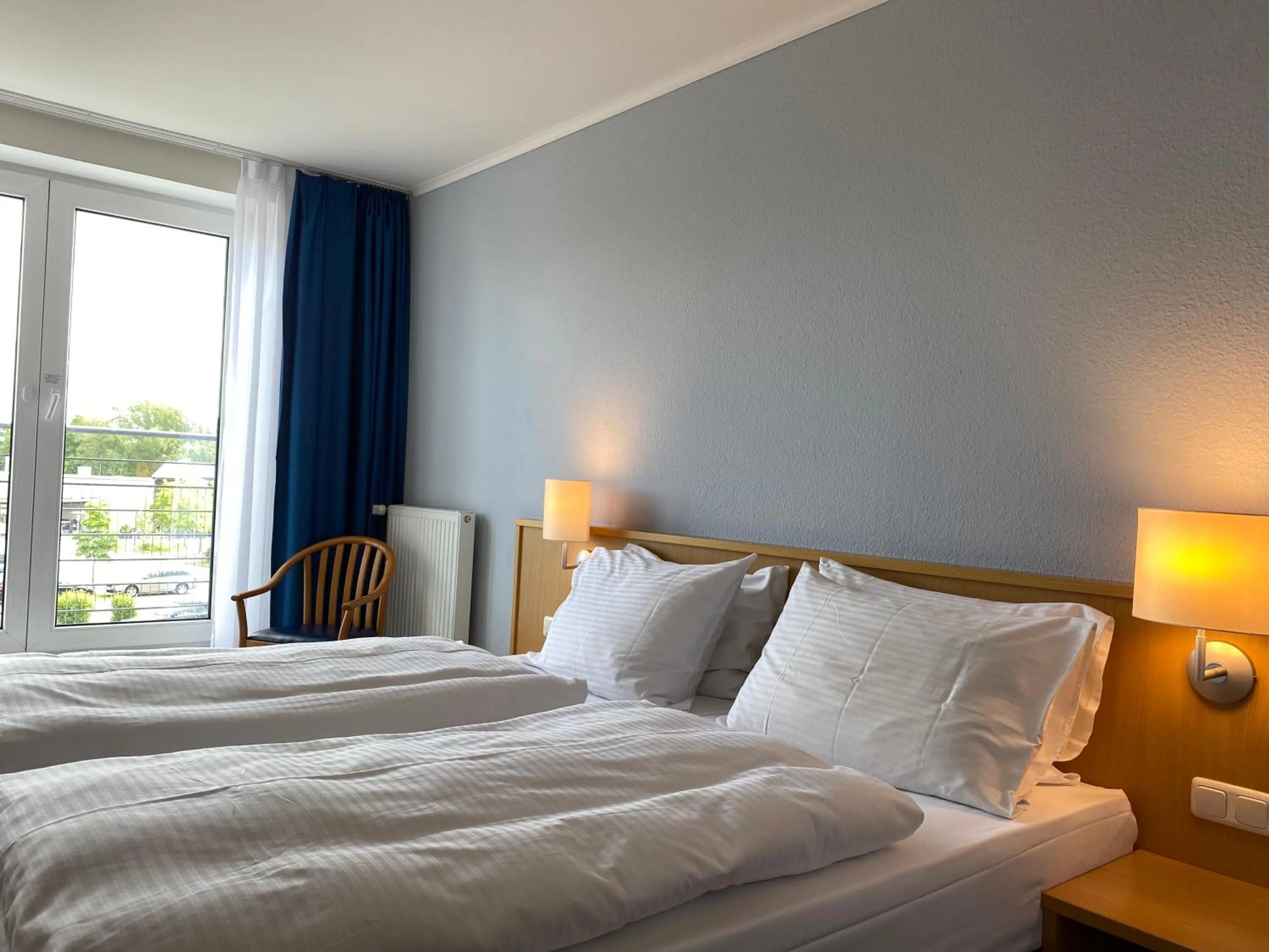 Bed in Hotel Stadthafen Stade