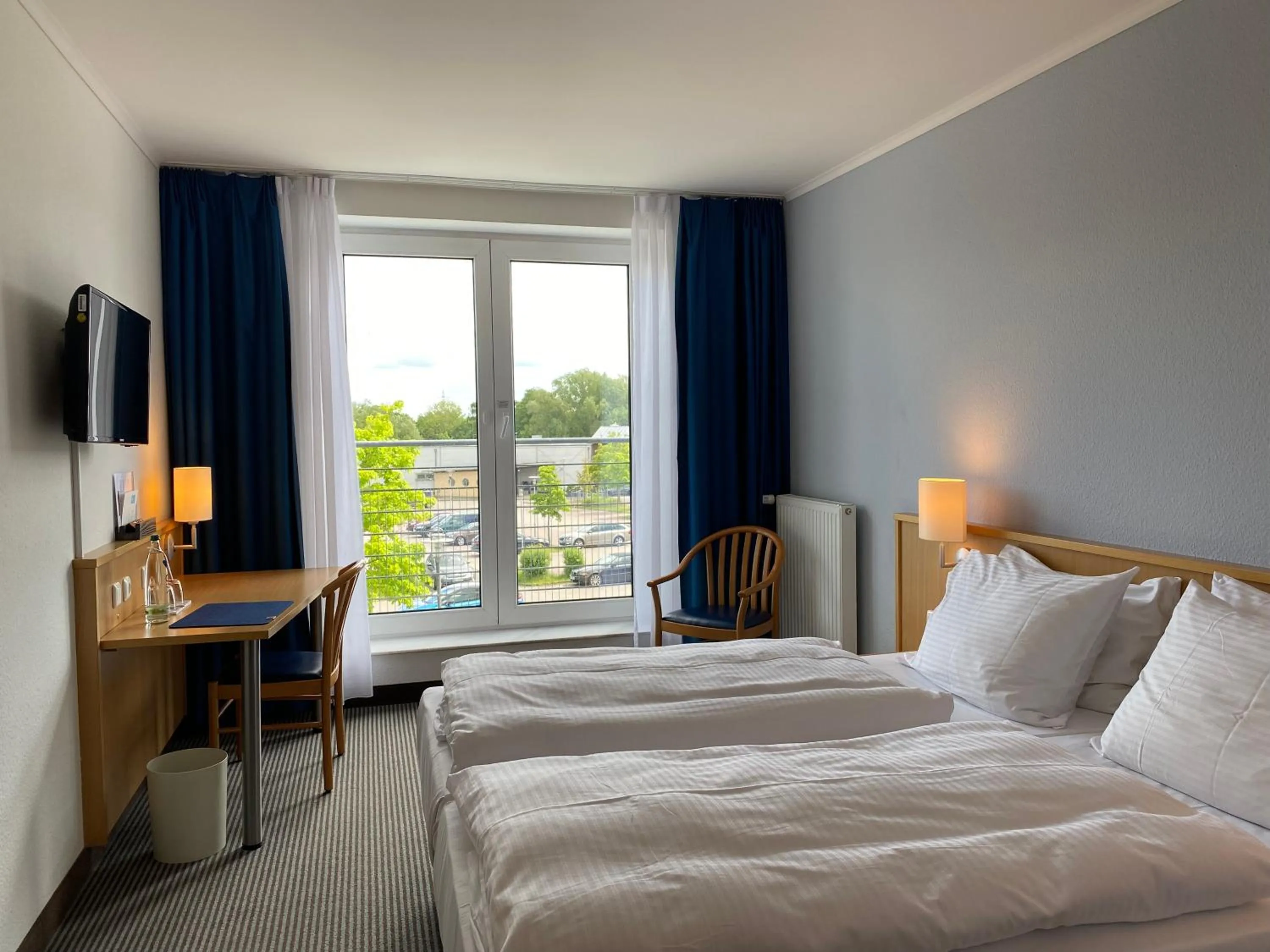 Bed in Hotel Stadthafen Stade