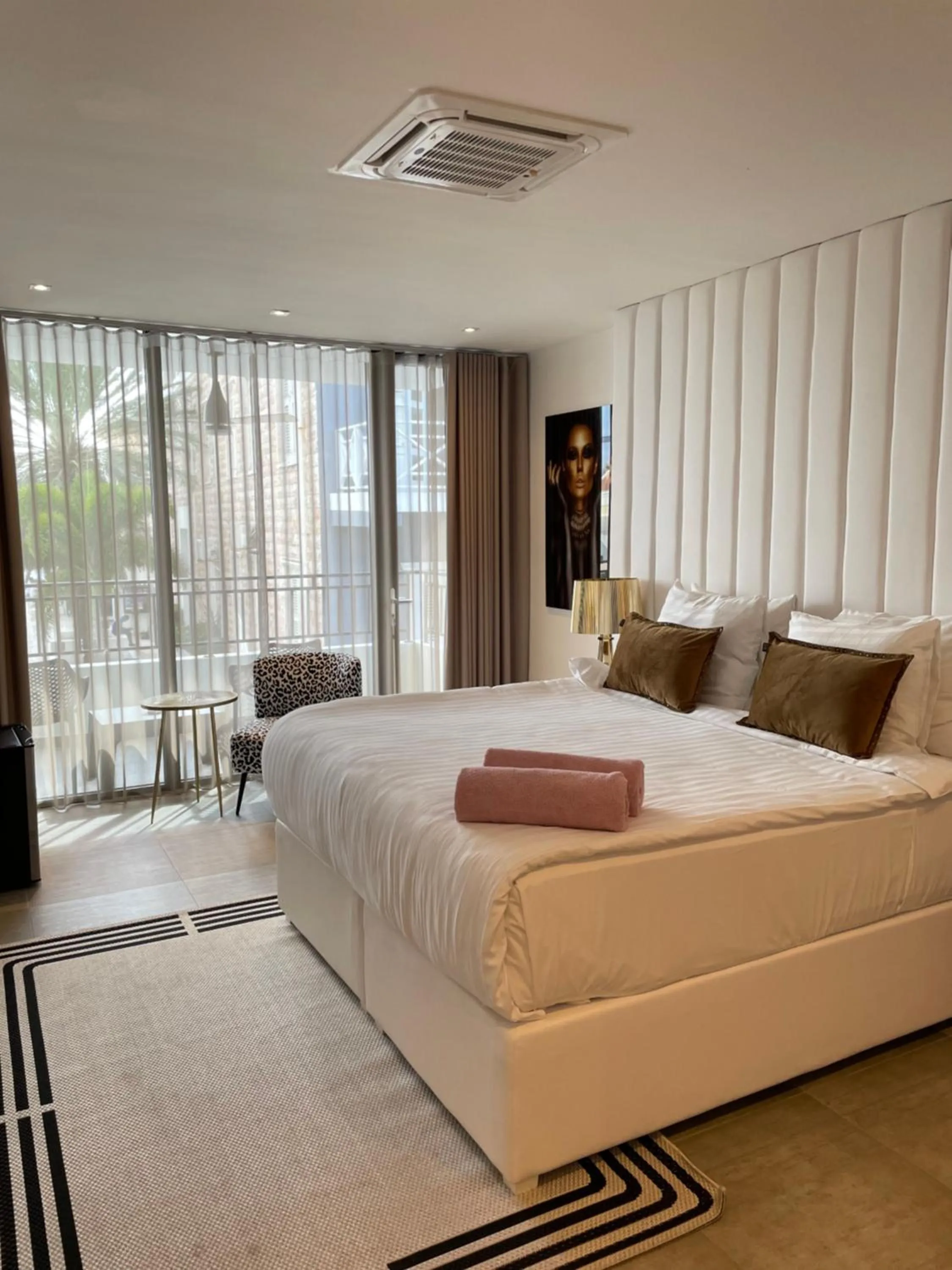 Bed in Saint Tropez Boutique Hotel