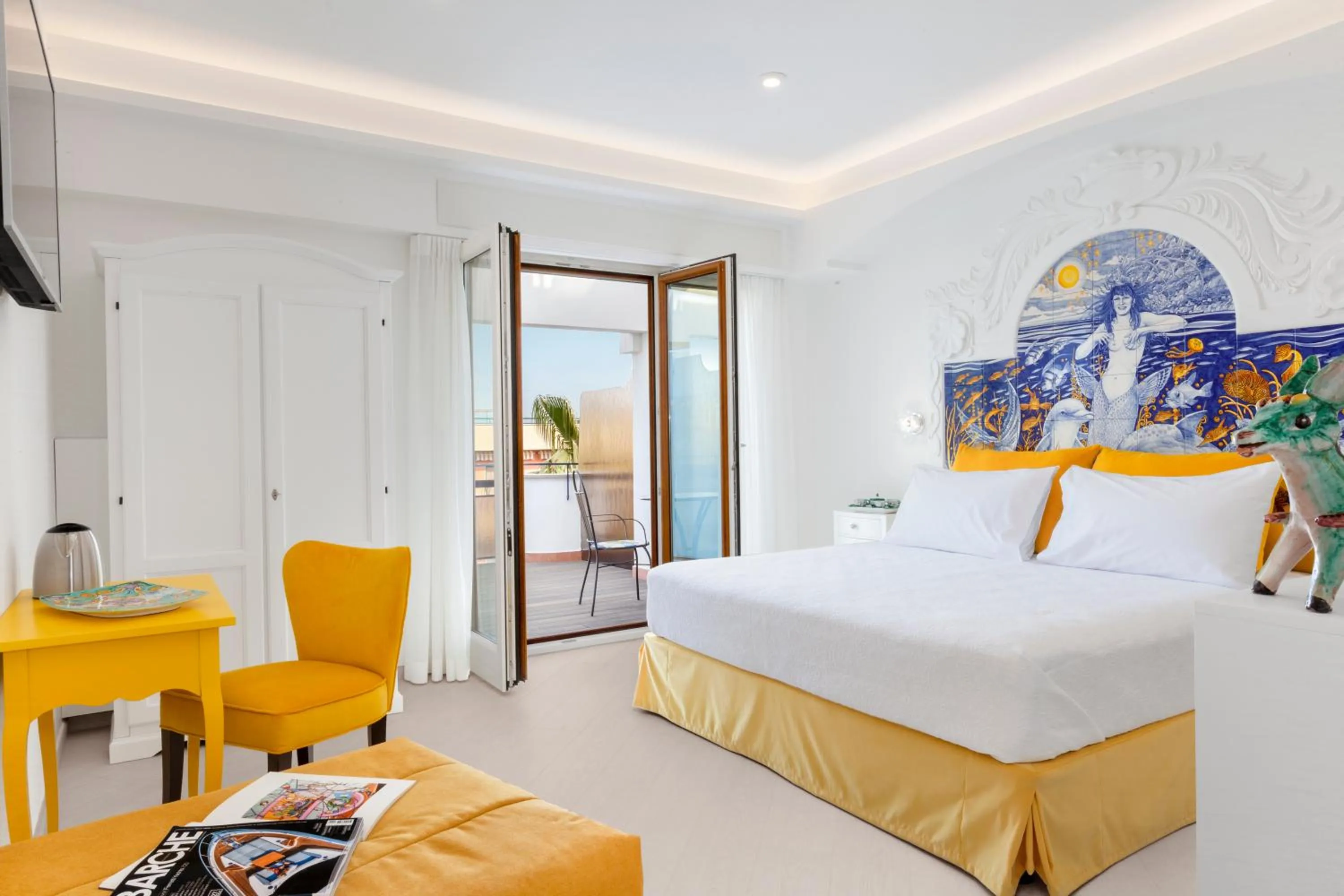 Bed in Le Palme Sorrento