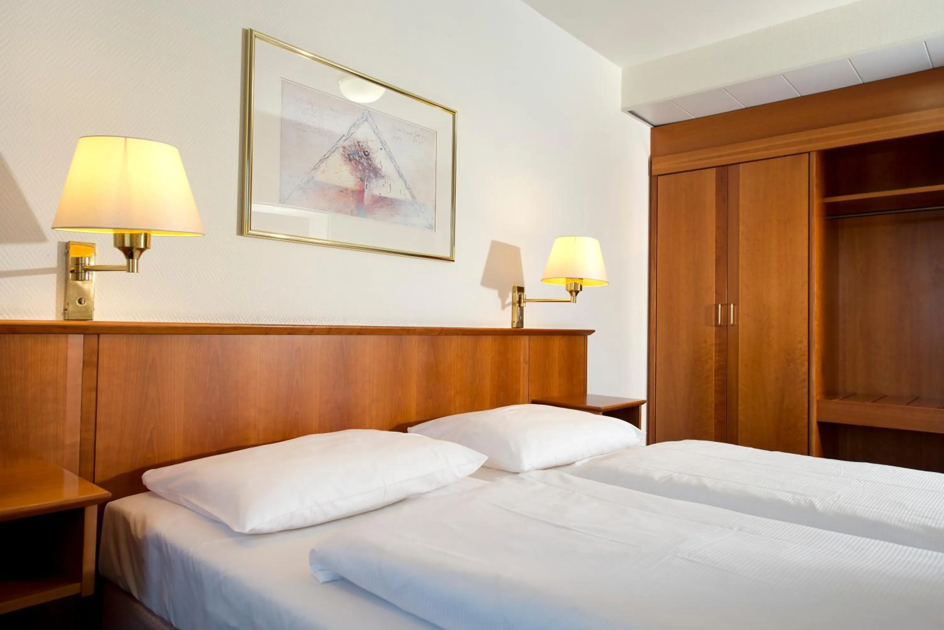 Bed in Wyndham Garden Duesseldorf Mettmann