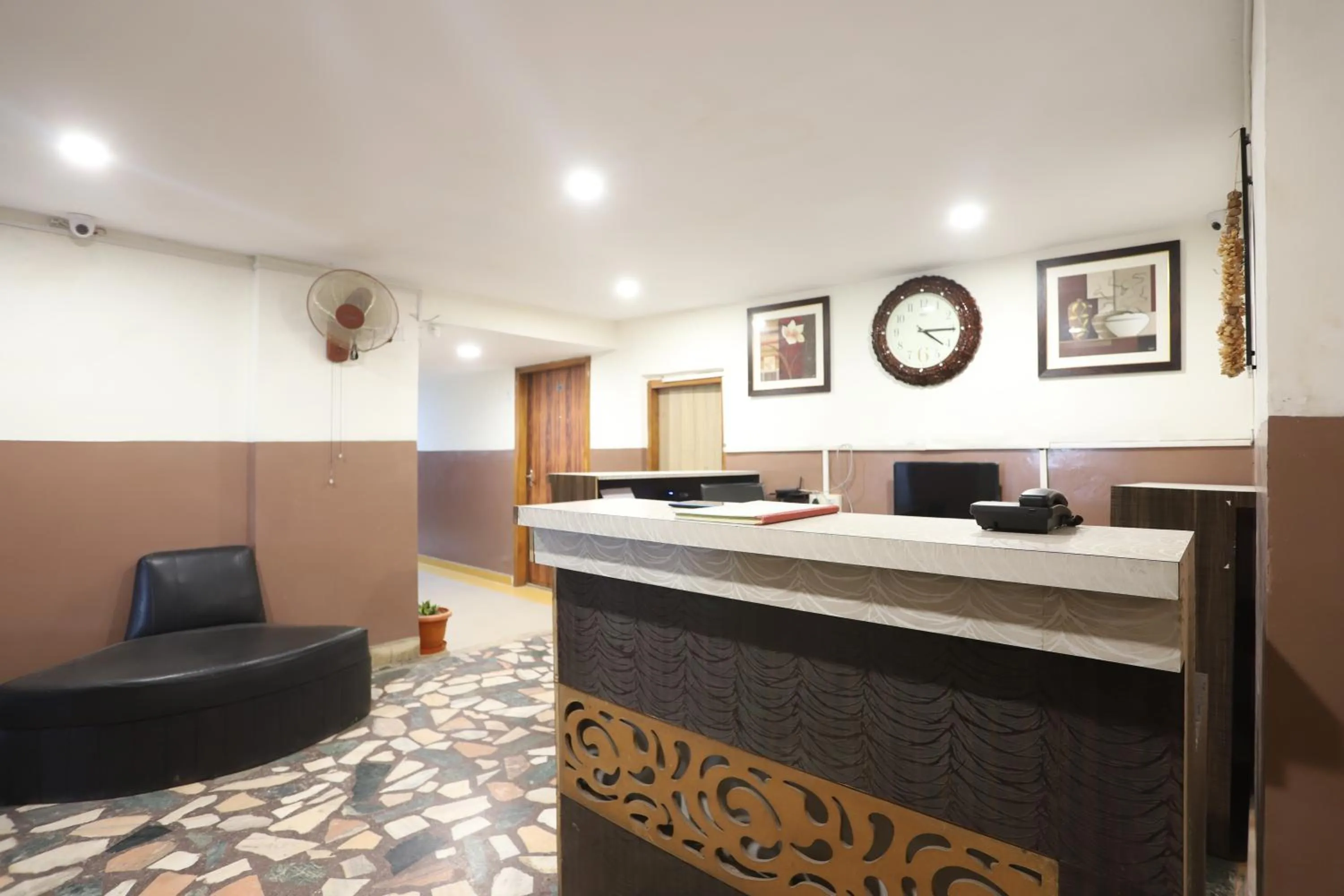 Lobby or reception in Hotel Deendayal